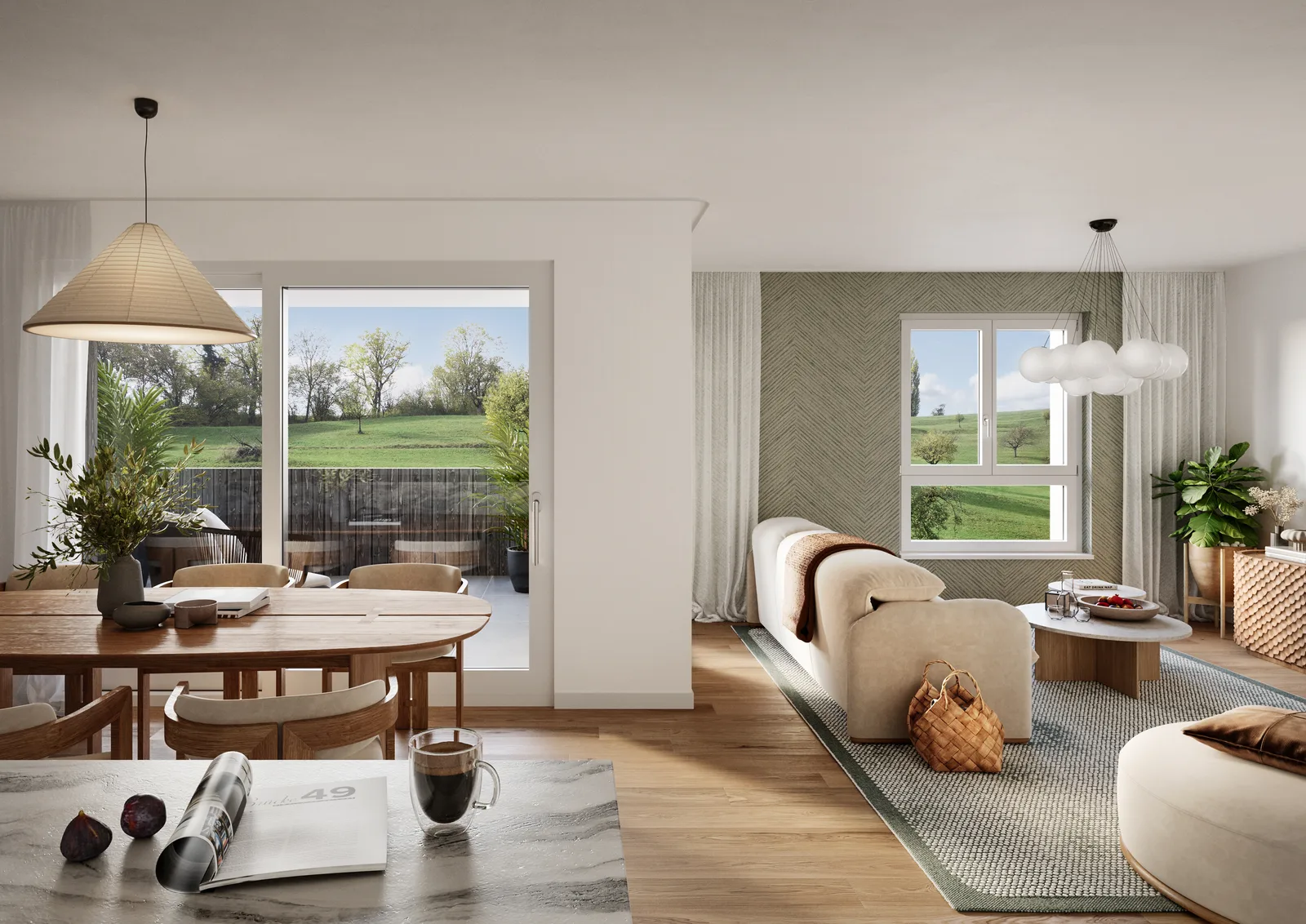 4.5-Zimmer-Gartenwohnung in Gansingen mieten - 3