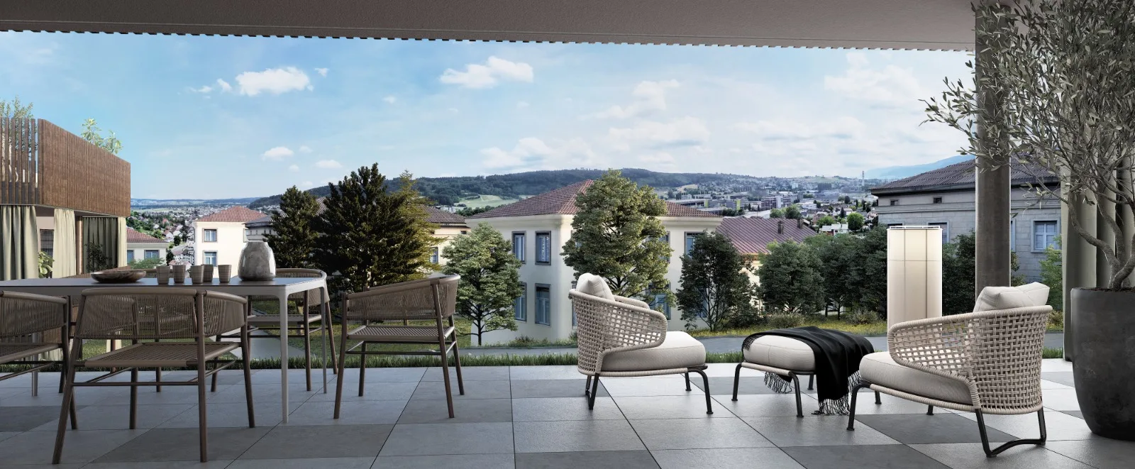 4.5 Zimmer Neubauwohnung im 1. Obergeschoss mit Balkon - 3