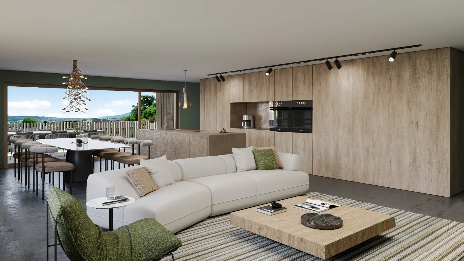 4.5 Zimmer Neubauwohnung im Erdgeschoss mit 44 m² Terrasse - 2