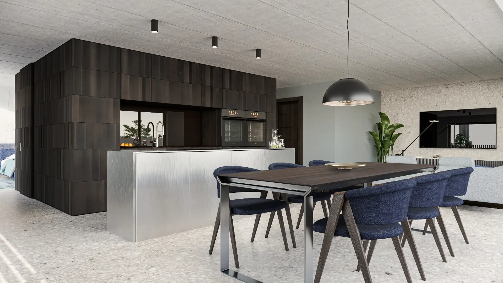 4.5 Zimmer Neubauwohnung im Erdgeschoss mit 41 m² Terrasse - 2