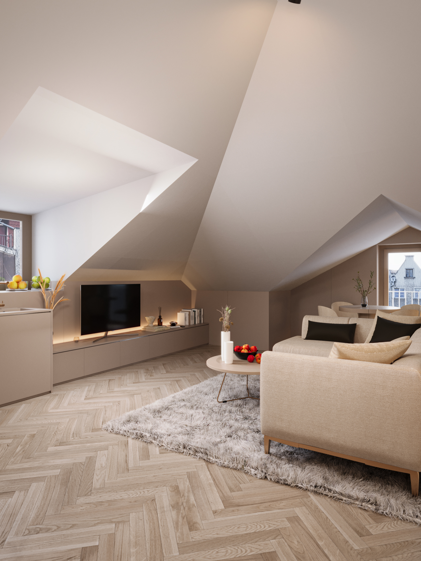Stilvolle 2 Zimmer Attikawohnung in Zürich mit hochwertiger Vollausstattung - 2