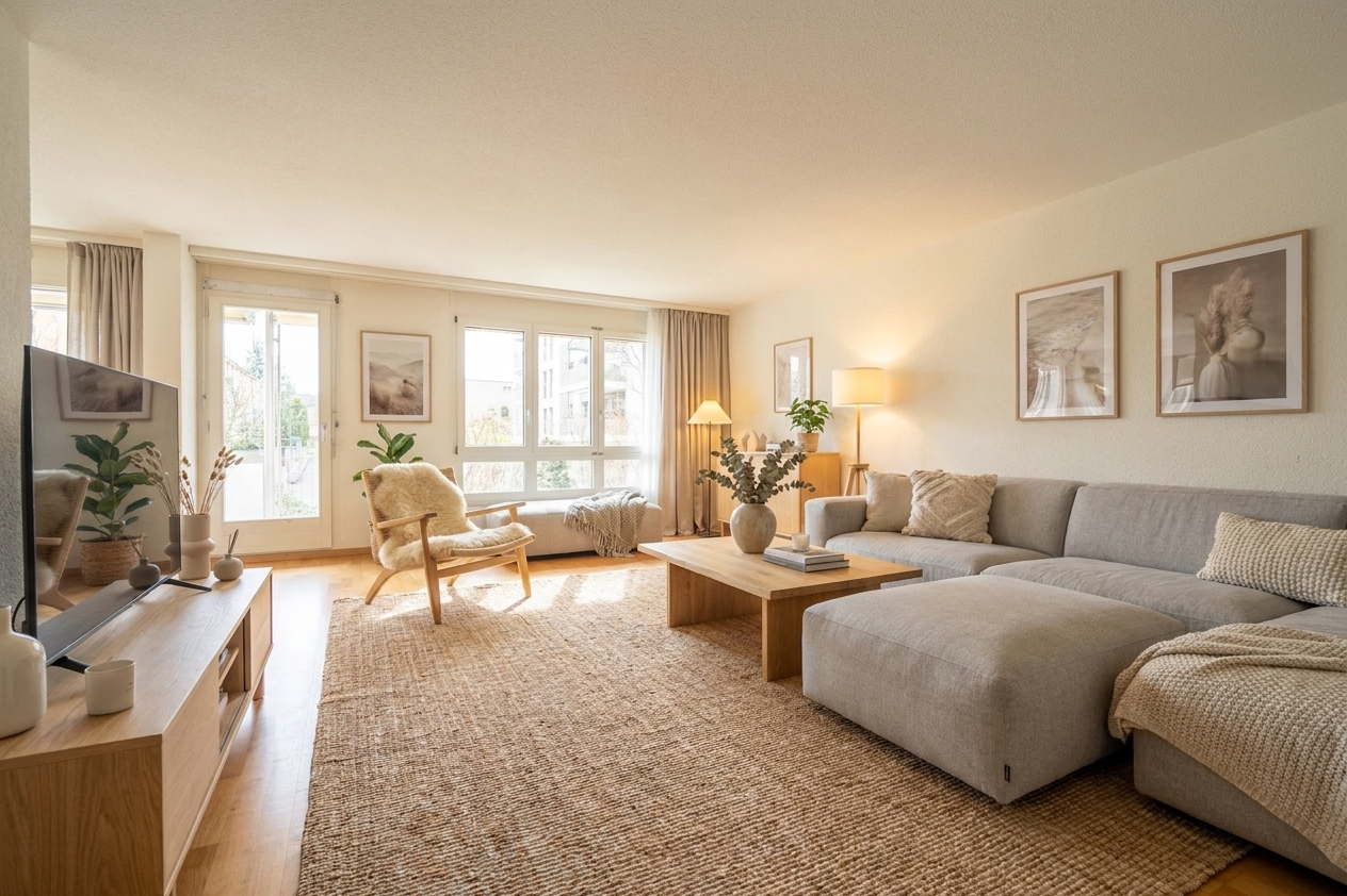 Ruhig, grün und sofort wohnbereit – 3.5-Zimmerwohnung in Bolligen - 2