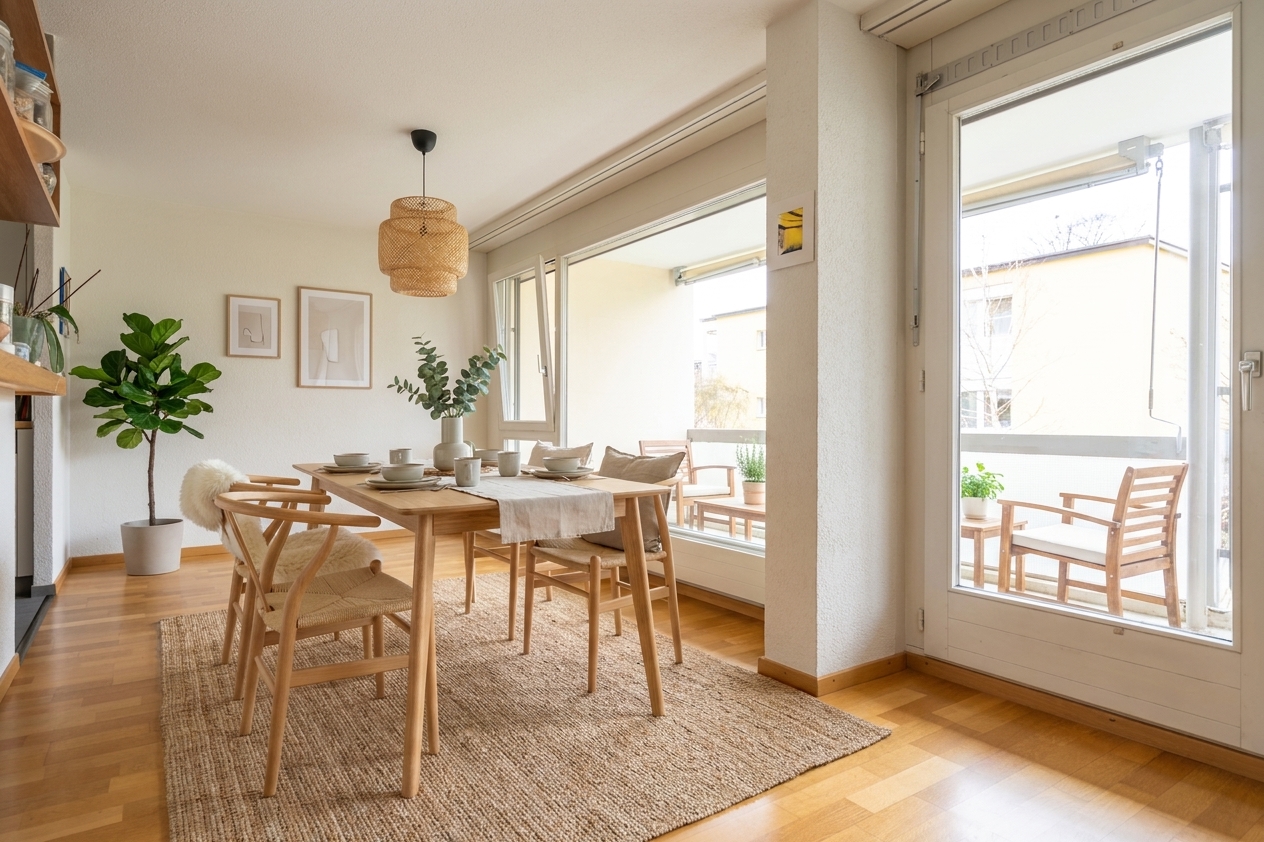 Ruhig, grün und sofort wohnbereit – 3.5-Zimmerwohnung in Bolligen - 3