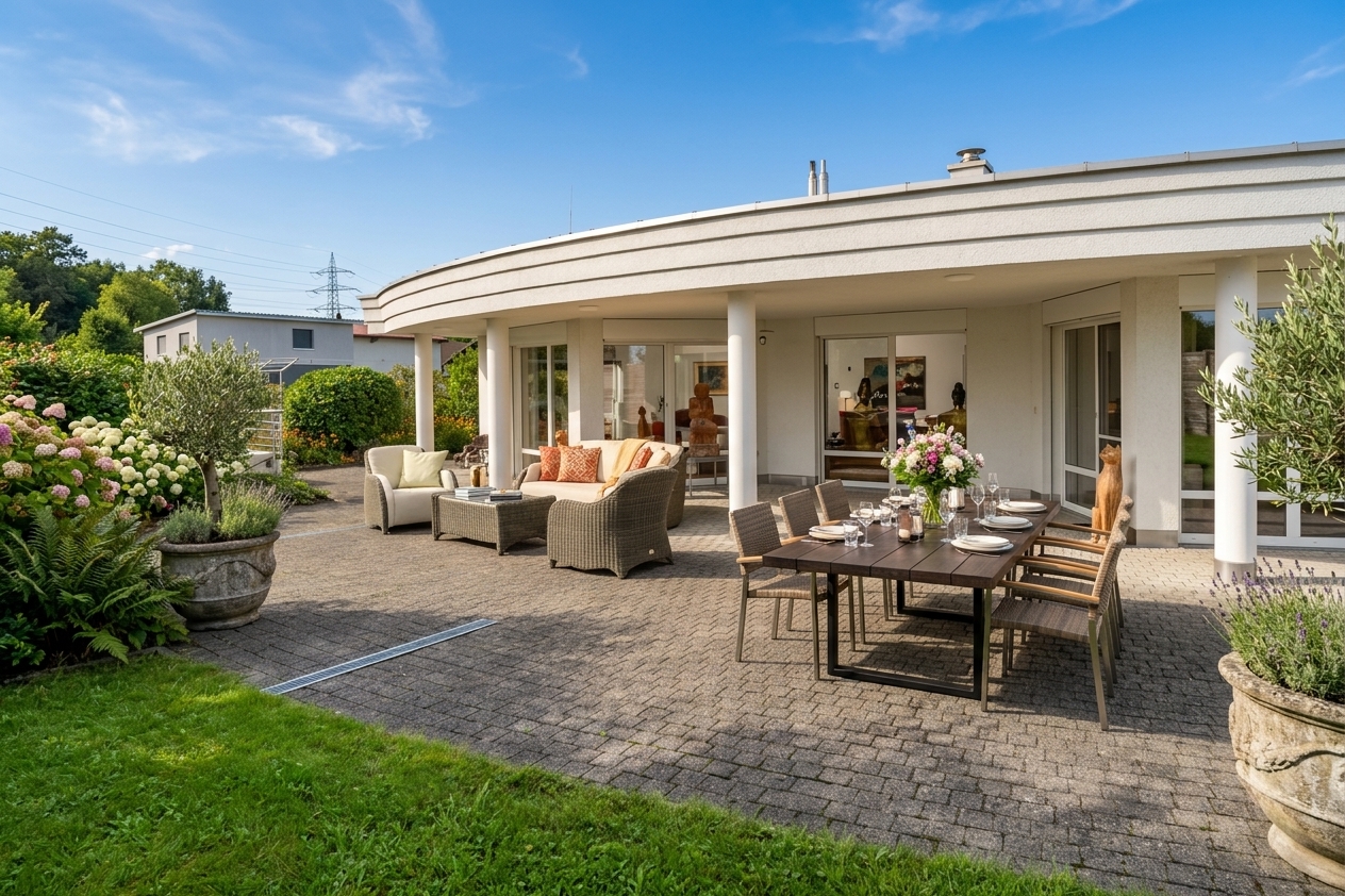 5.5-Zimmer-Attika mit 550 m² Gartenterrasse in Samstagern - 3