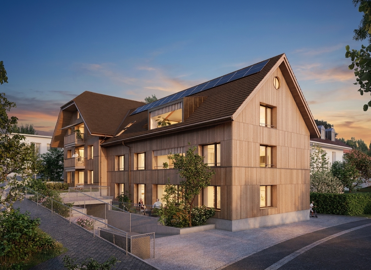 A2 | NEUBAU 4.5-Zimmer-Wohnung, 1. Obergeschoss - 1