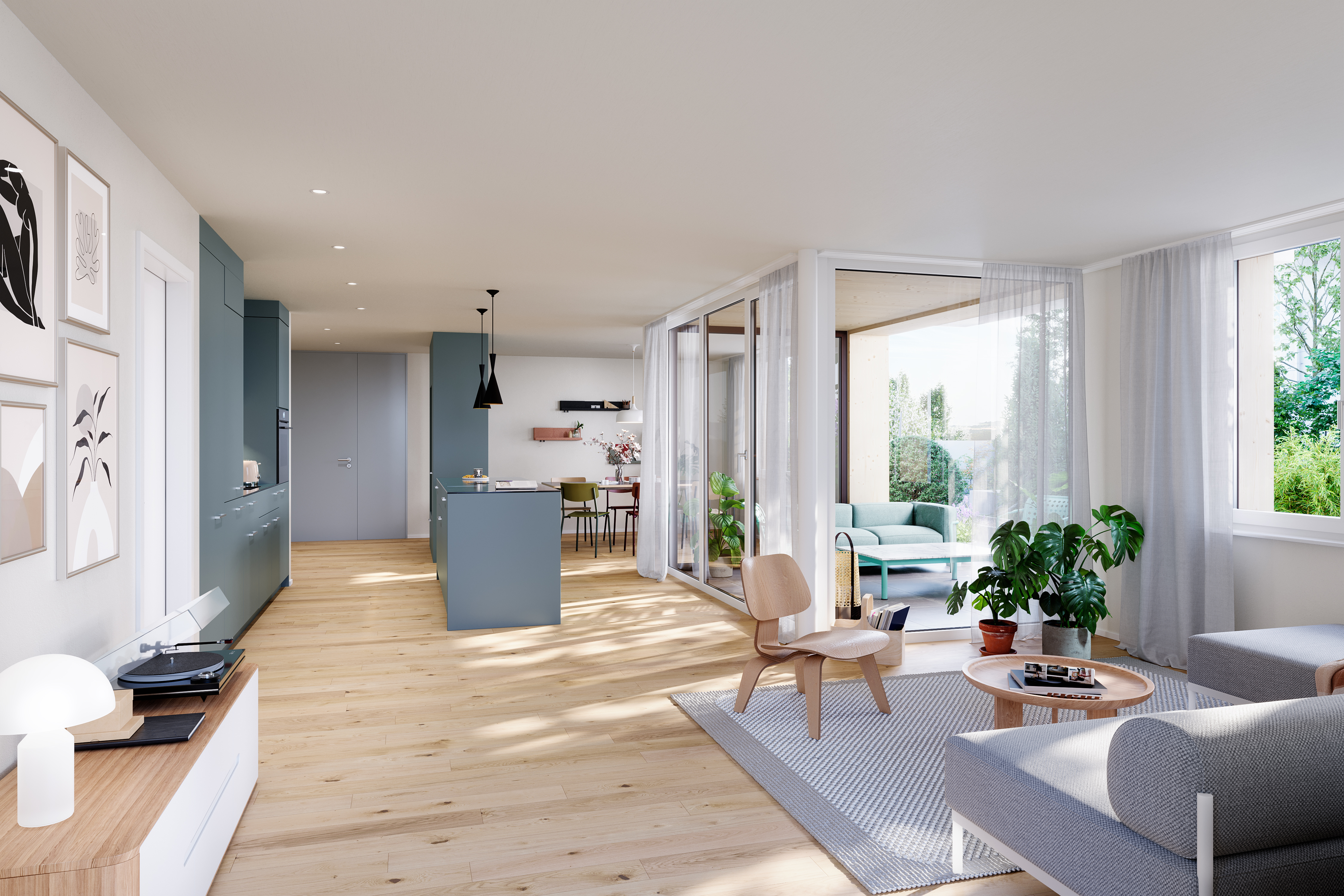 A3 | NEUBAU 4.5-Zimmer-Wohnung, 2. OG / Galerie  - 3