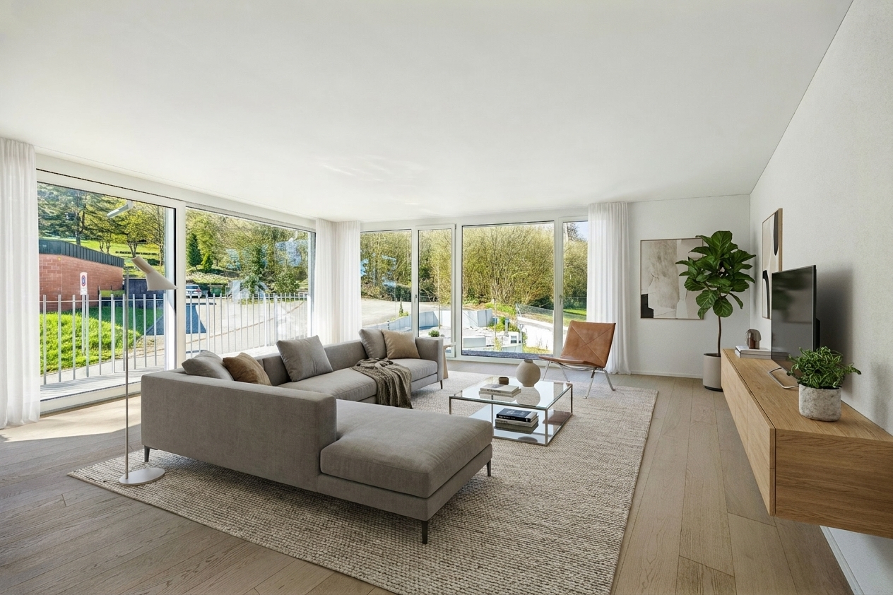 2.5-Zimmer-Etagenwohnung im Neubau / Erstbezug mit sonnigem Südbalkon in Neuenhof - 3