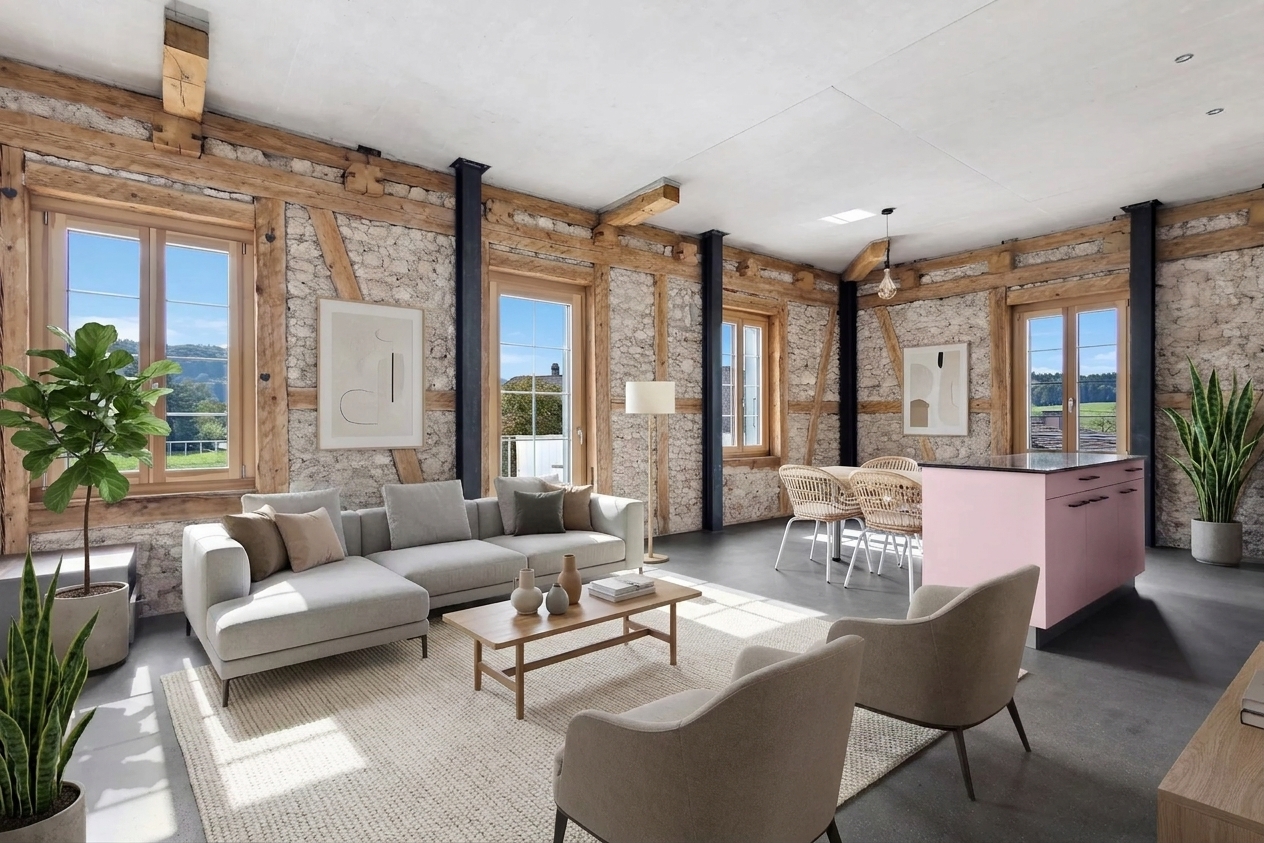 Moderne 3.5-Zi.-Wohnung mit 18 m² Balkon in Bollodingen - 2
