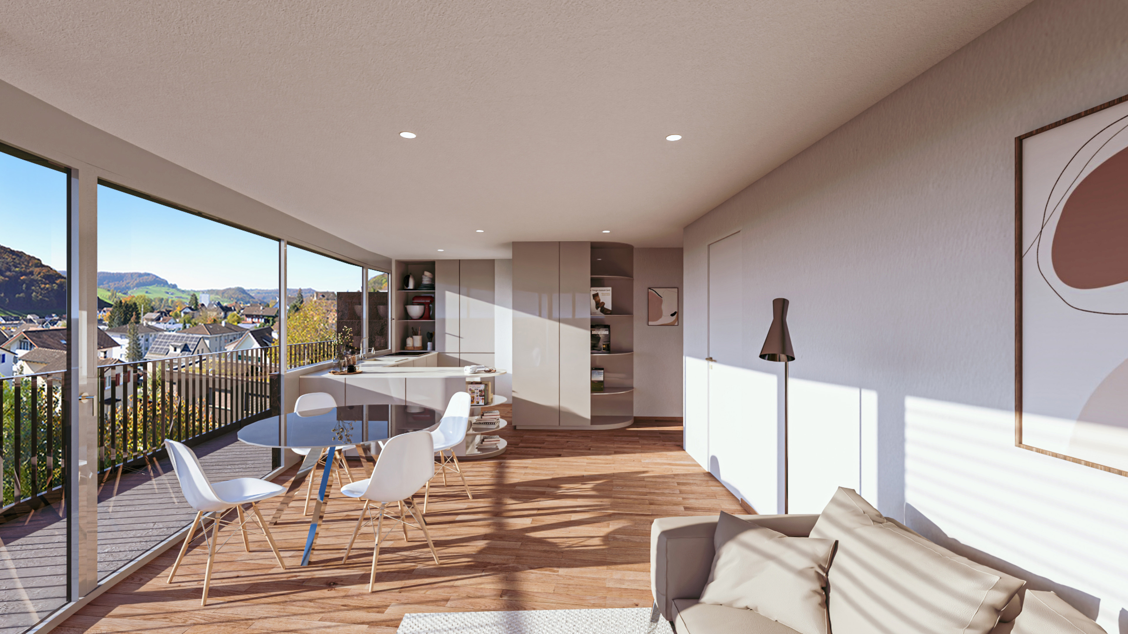 3.5-Zi.-Attikawohnung mit Panoramasicht in Gelterkinden kaufen - 3