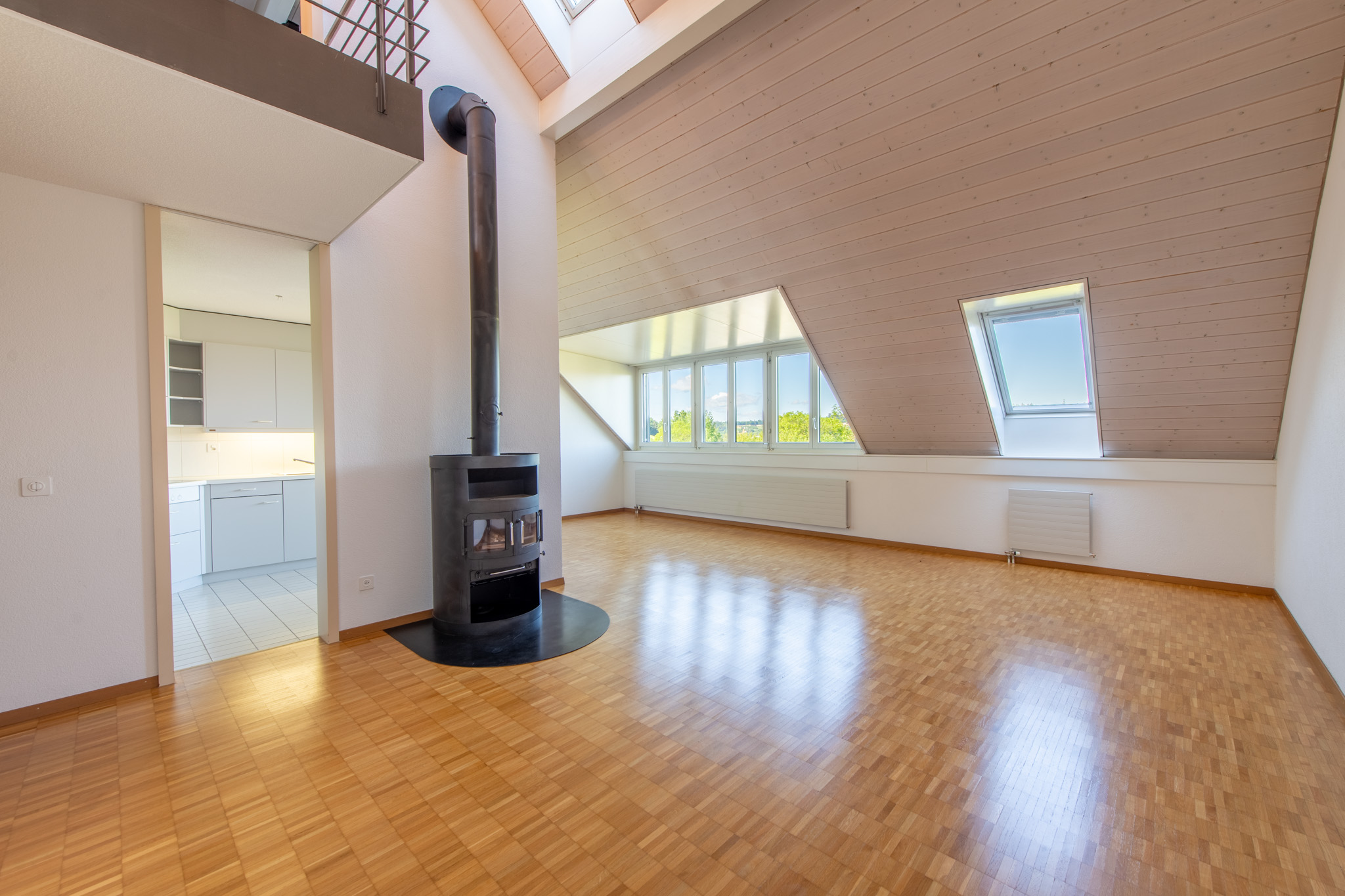Duplex-Highlight mit Waschturm, Réduit & Cheminée - 3