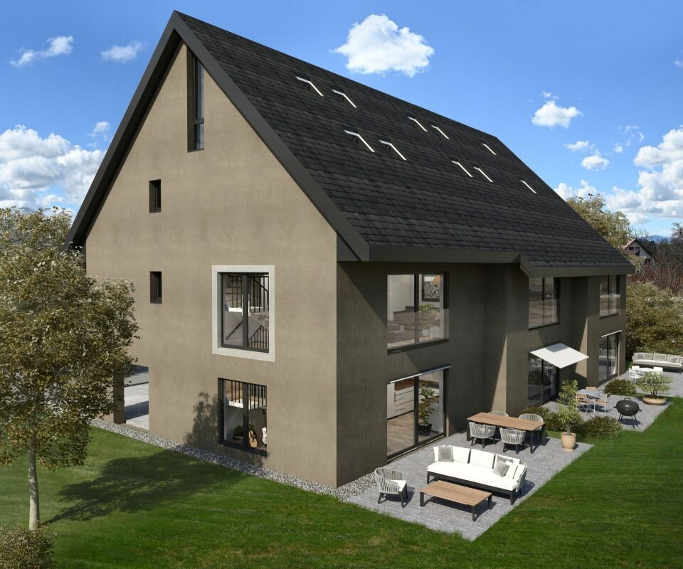 Neues 5.5-Zimmer Reiheneckhaus mit Garten in Grüningen kaufen - 2