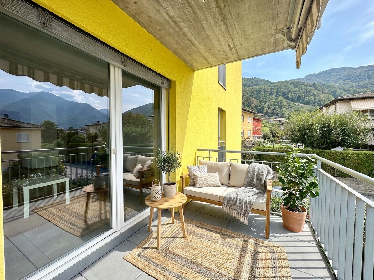 Agno: 2.5 locali luminosi con balcone - 3