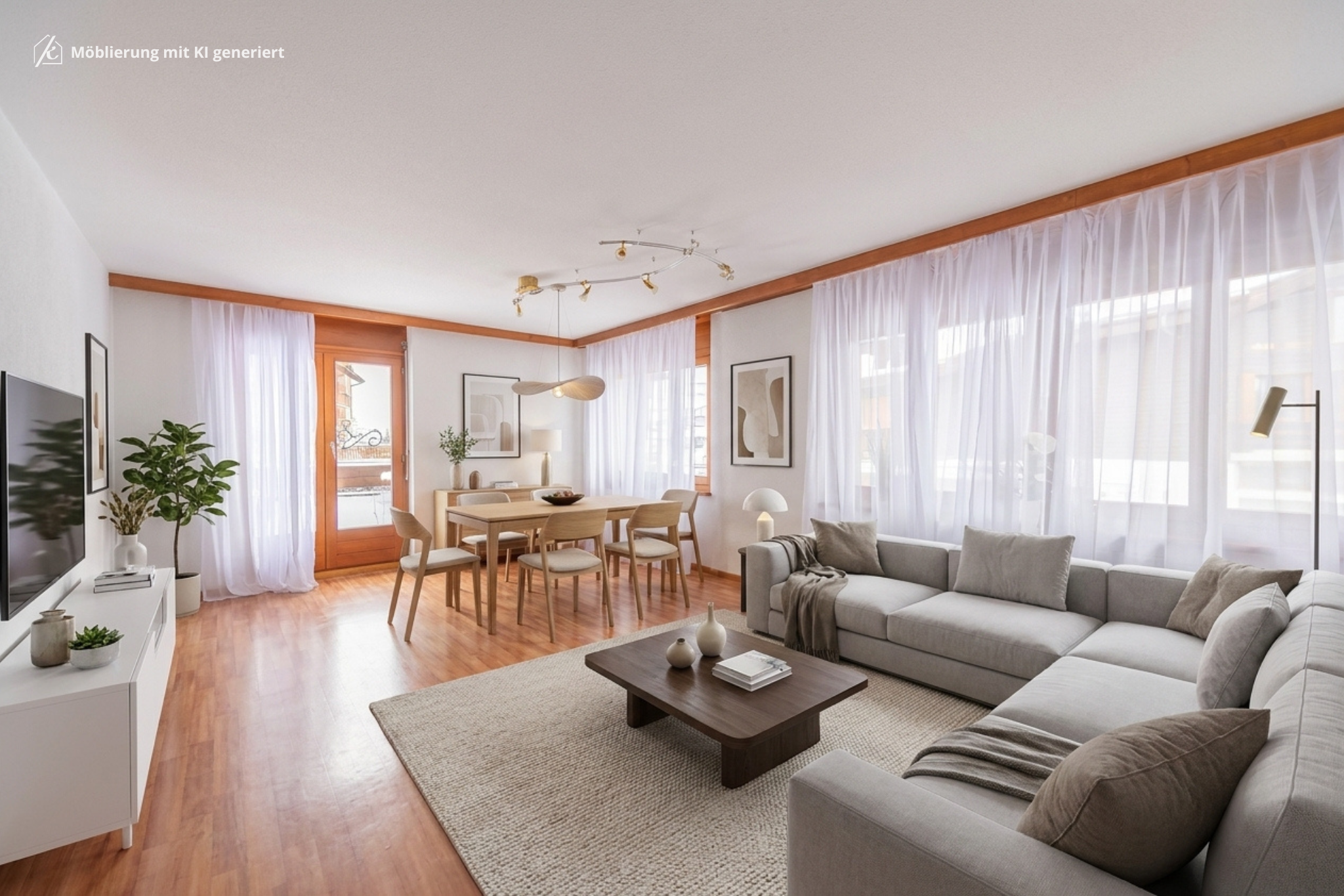 Wohnen mit Bergpanorama – 4.5-Zimmer-Wohnung mit einzigartiger Terrasse - 2
