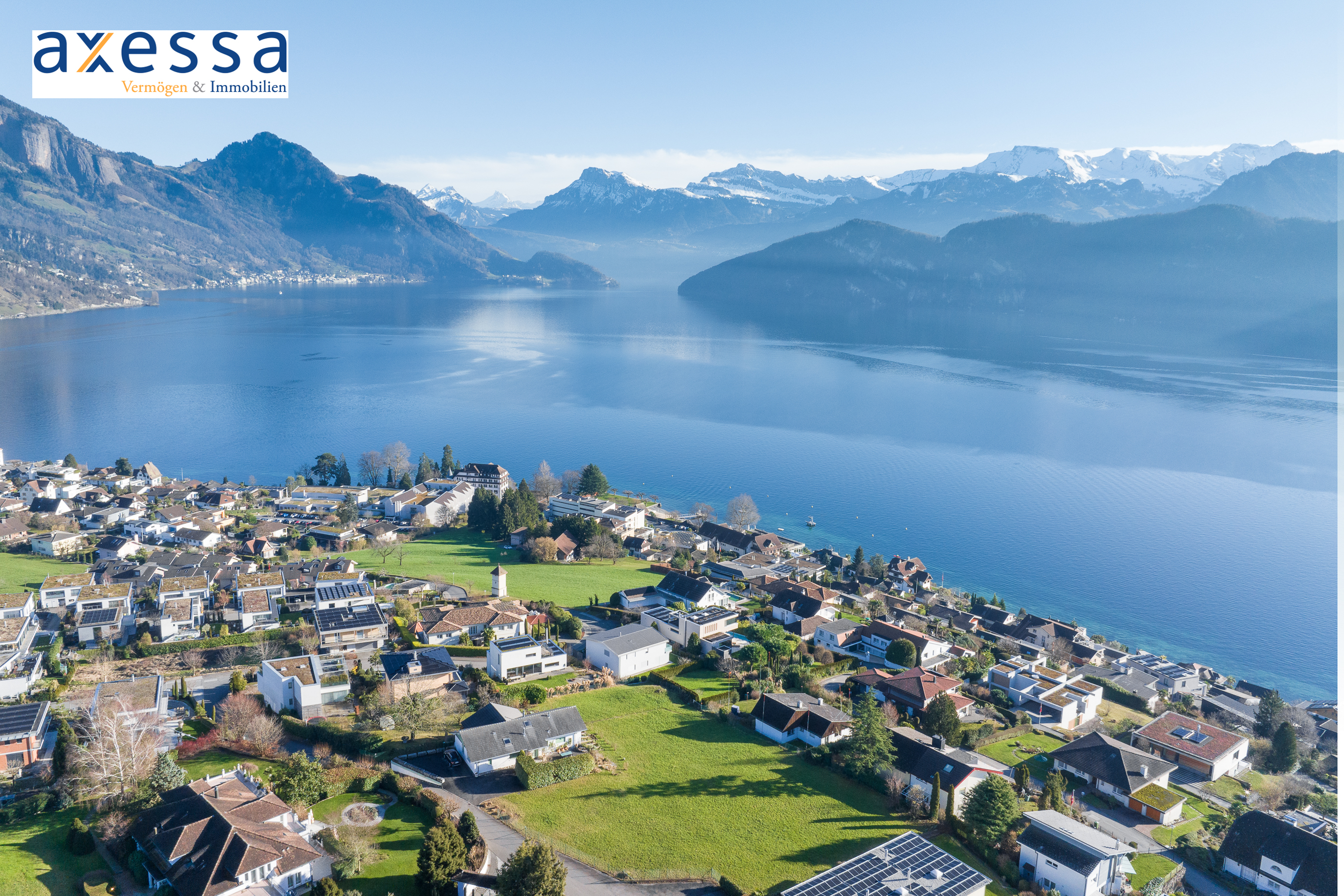 Sonniges Bauland mit See- und Bergsicht in Weggis kaufen - 2