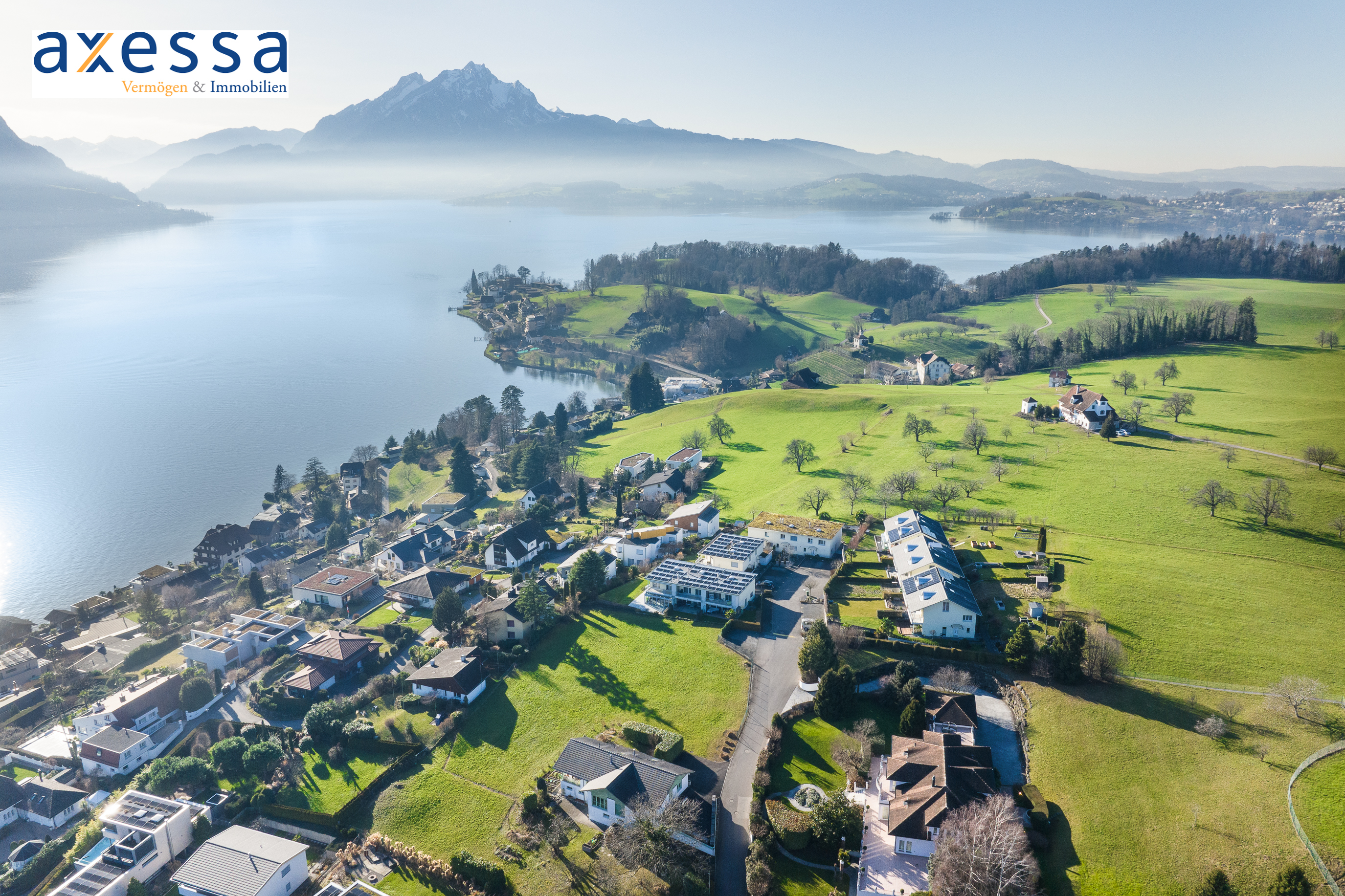 Sonniges Bauland mit See- und Bergsicht in Weggis kaufen - 4