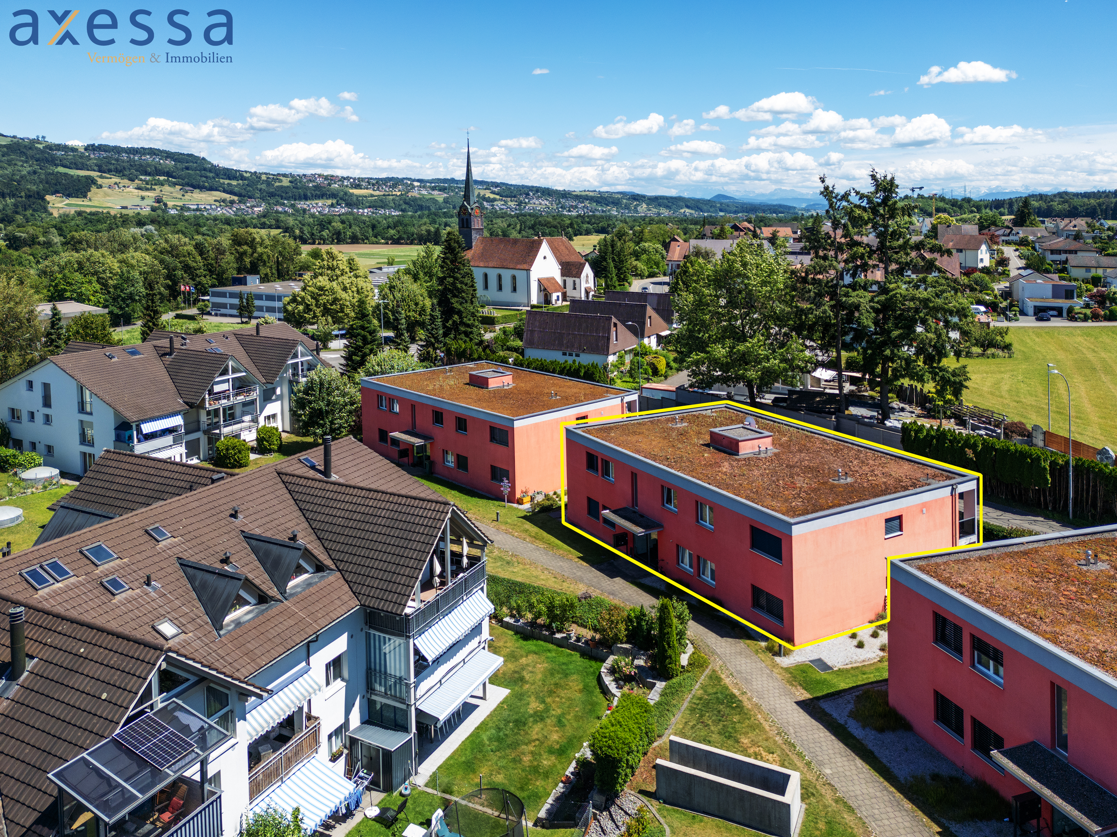 Sonnige 3.5 Zimmerwohnung im Obergeschoss mit Südbalkon in Fischbach-Göslikon - 2