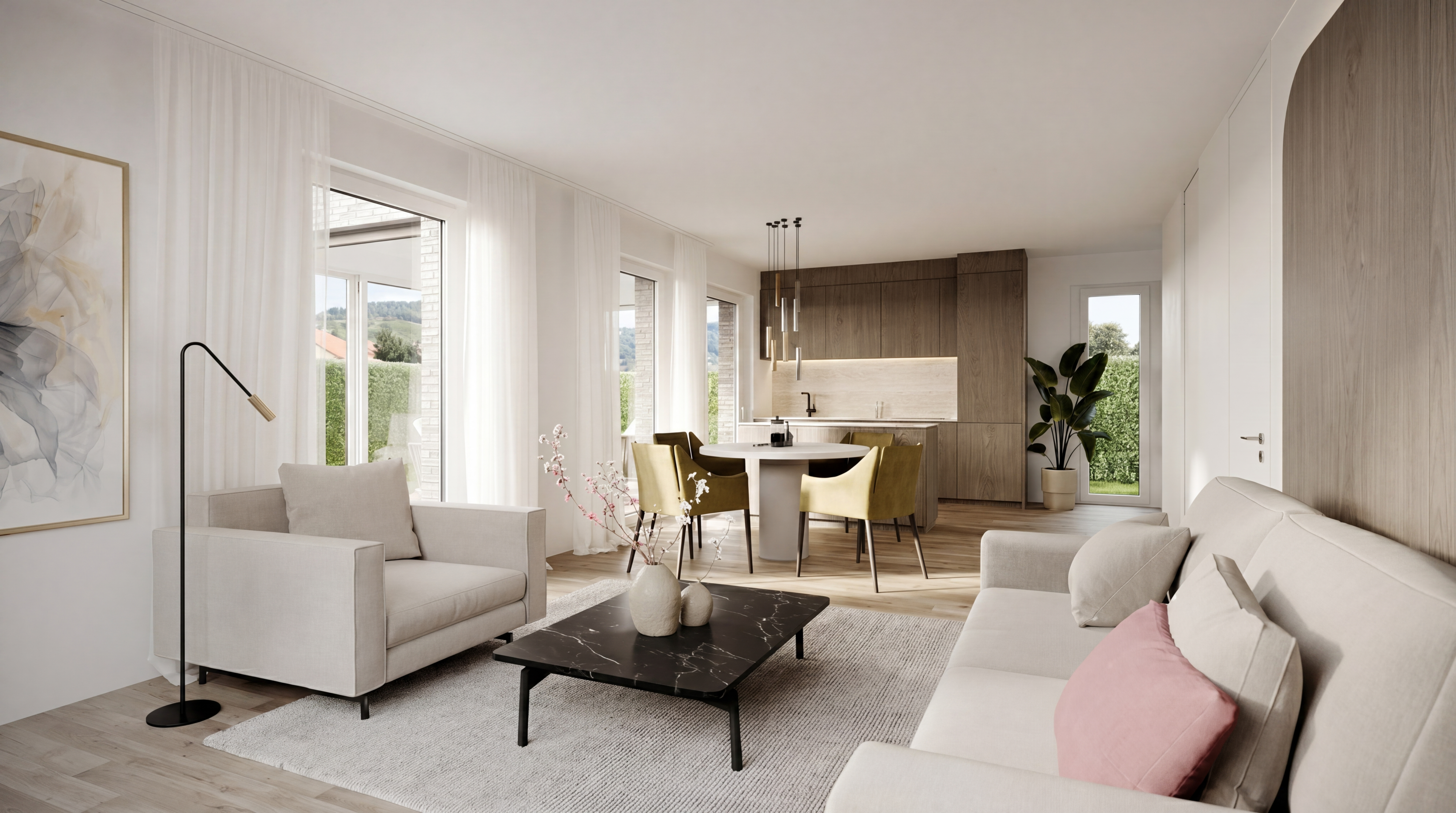 Silvolle 2.5-Zi.-Gartenwohnung mit grosser Terrasse für höchste Ansprüche in Biel-Benken - 1