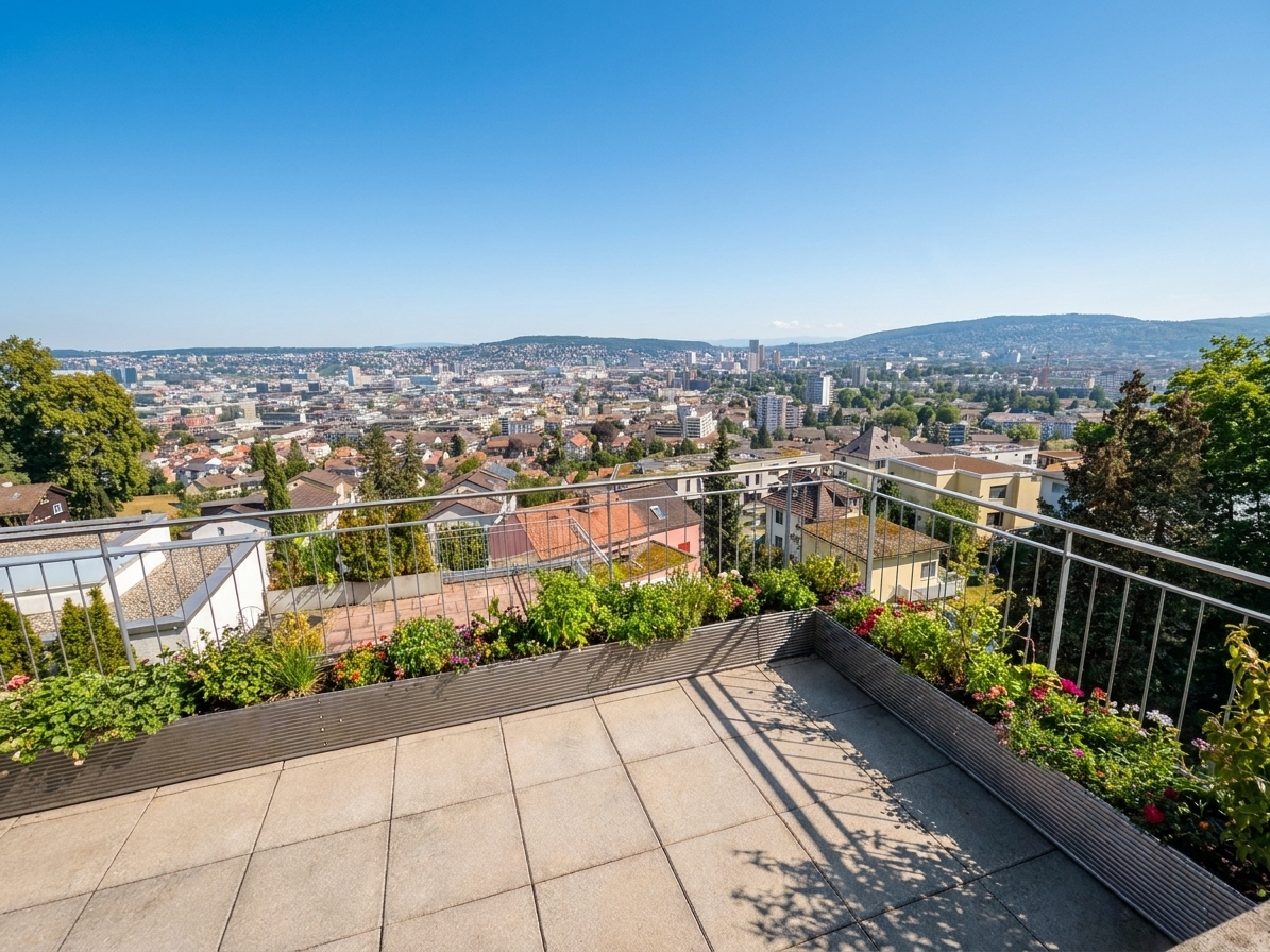 2.5-Zi. Terrassenwohnung mit Weitsicht kaufen in Zürich - 2