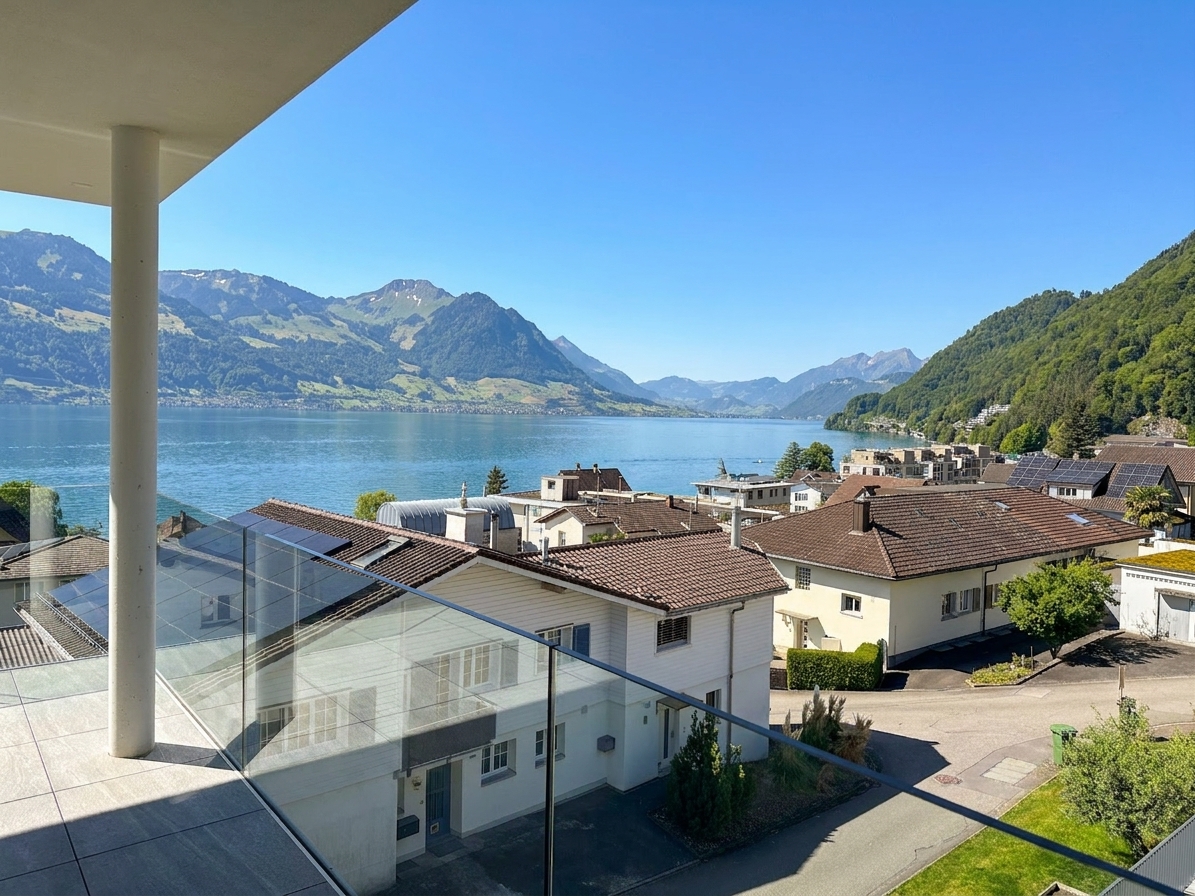 5.5-Zimmer-Maisonette mit unverbaubarer Seesicht, Gersau - 3