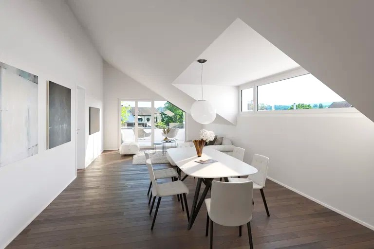 3.5-Zi-Dachwohnung mit Balkon, hochwertig ausgebaut, Allschwil - 1