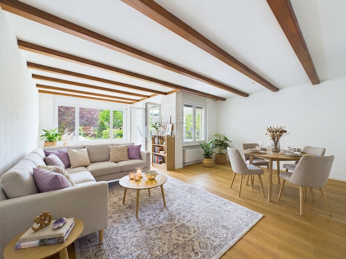Perfekt für kleine Familien, Paare oder Singles - in Ebmatingen suchen 96m2 Wohnfläche mit verglaster Loggia neue Besitzer. - 2