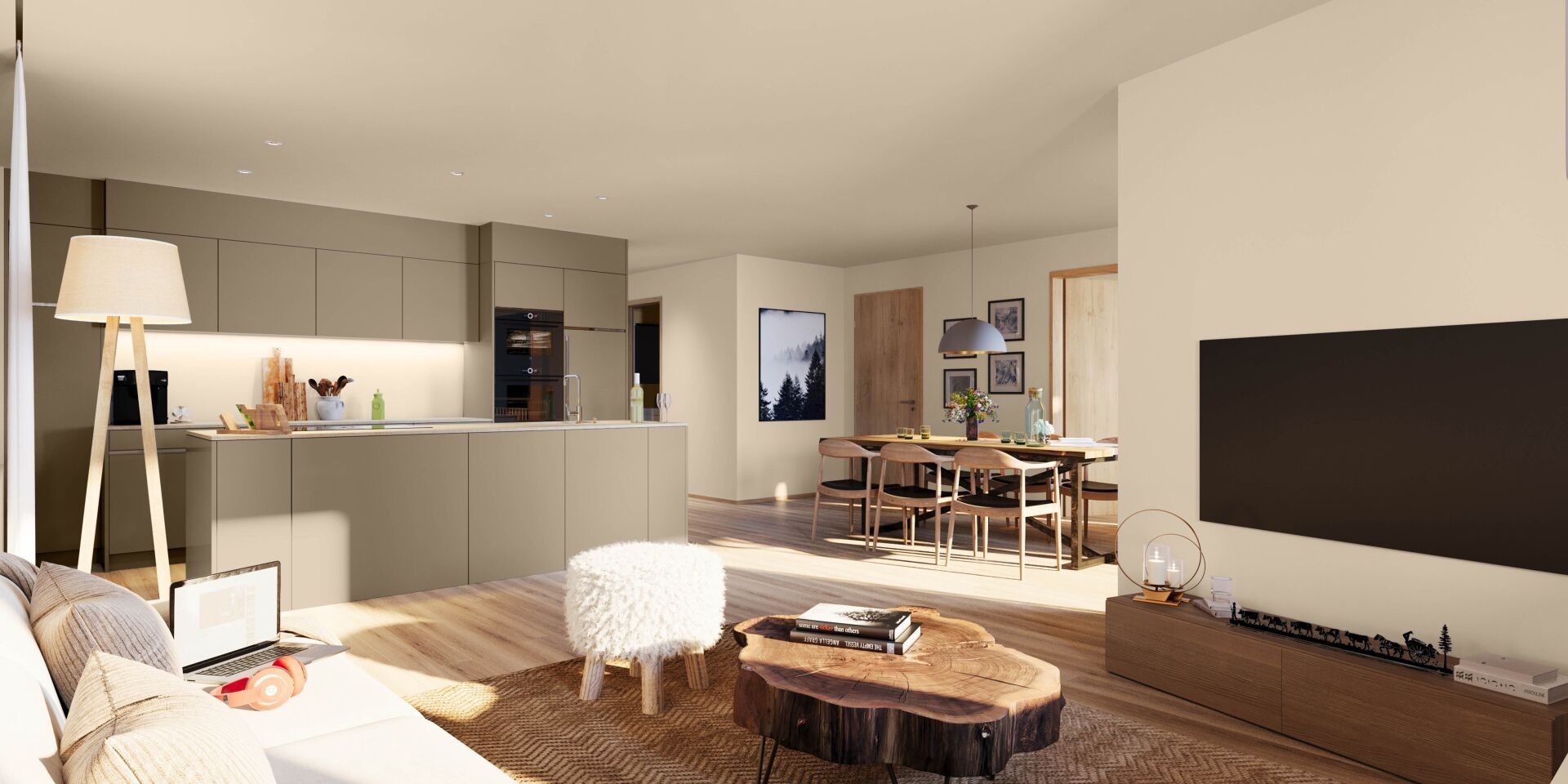 4.5-Zimmer-Wohnung mit Loggia und Aussicht in Trin Mulin kaufen - 3