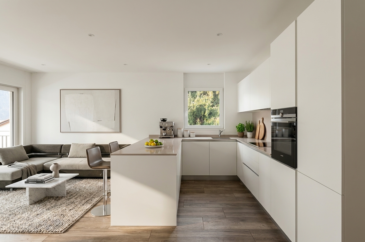 3.5 locali moderno e luminoso con loggia a Claro - 3
