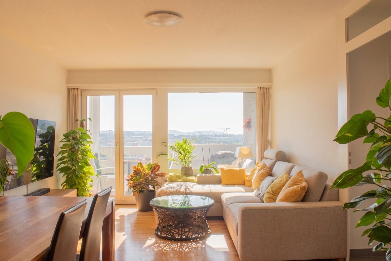 2.5-Zimmer mit Weitblick in Opfikon - sonnig mit Balkon - 2