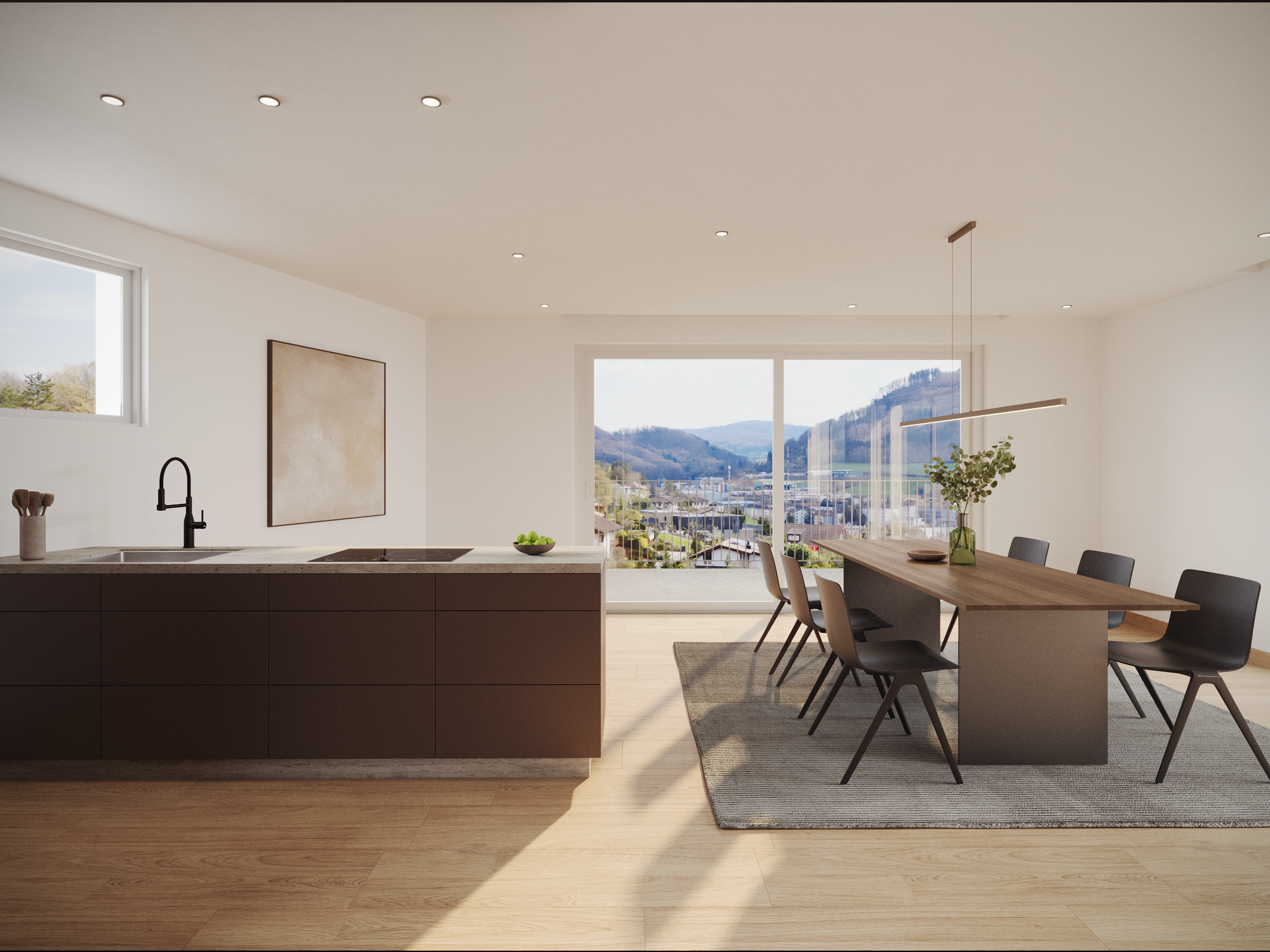 Attika-Maisonette-Wohnung mit Weitsicht am Frickberg in Frick - 4