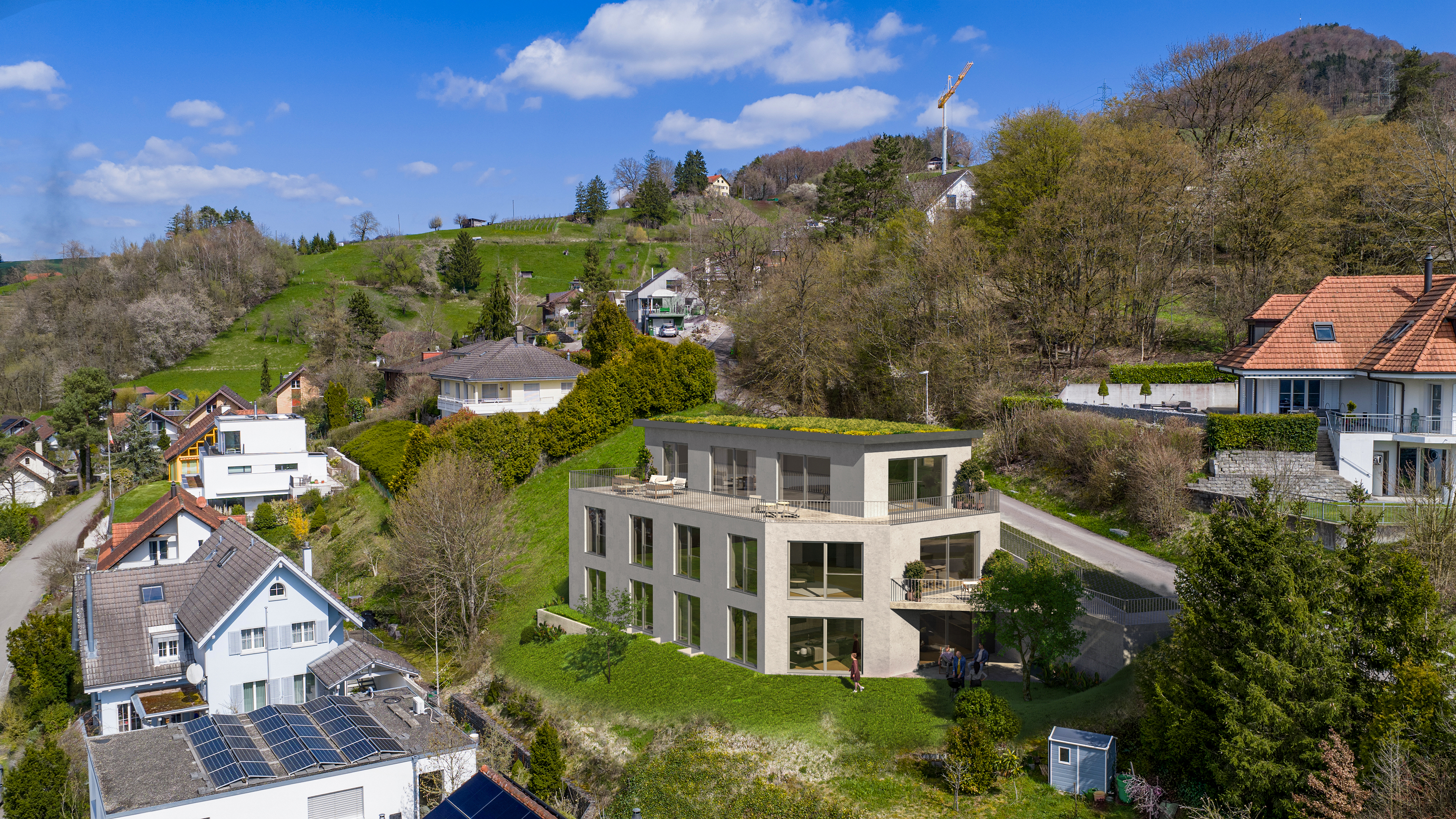 4.5-Zimmer-Etagenwohnung mit Weitsicht in Frick kaufen - 1