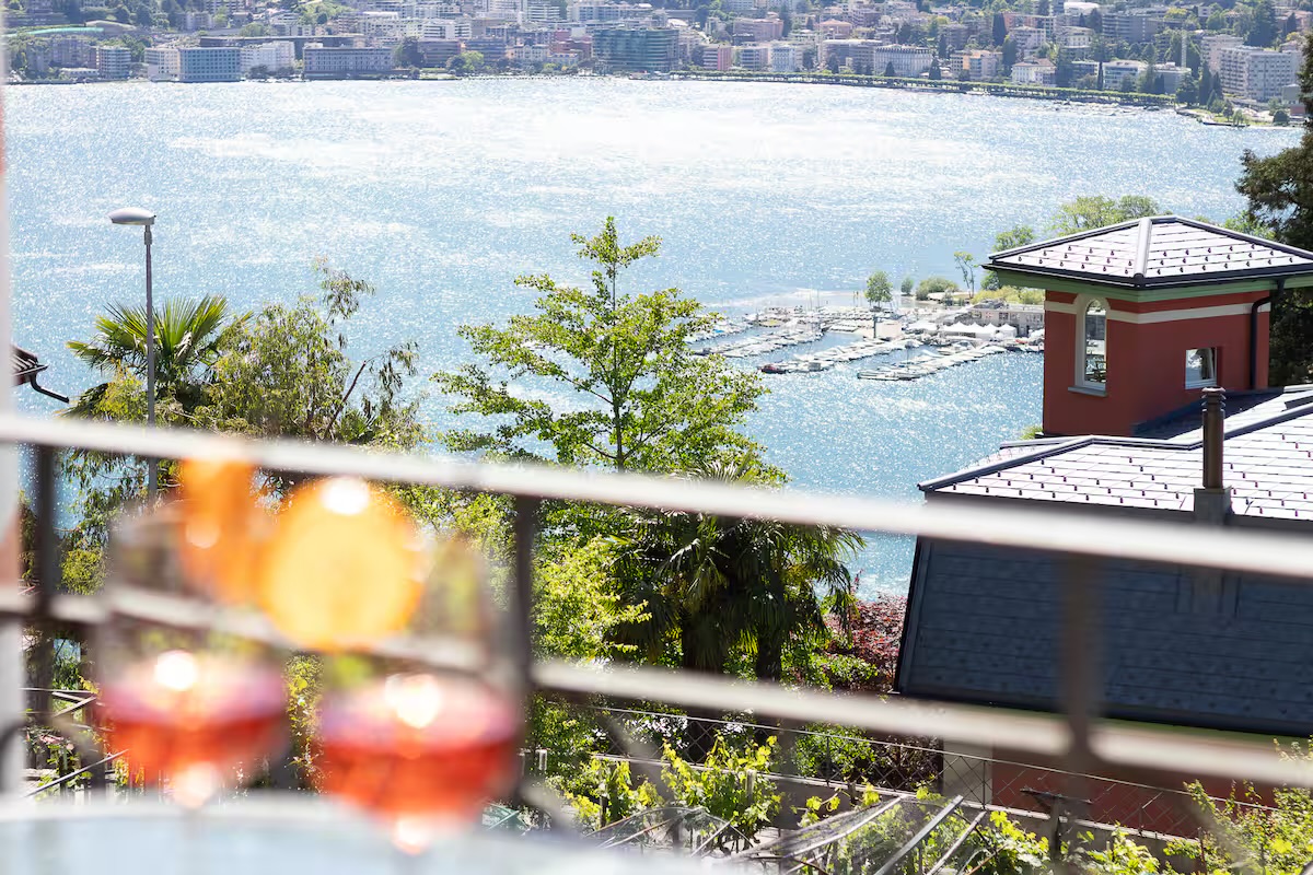 Der Luganersee zu Ihren Füssen – stilvolle 2.5-Zimmer-Wohnung in Ruvigliana - 2