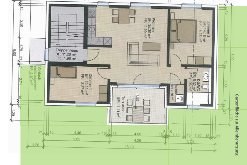 3.5-Zimmer-Gartenwohnung in Wolfwil - Erstbezug mieten - 3