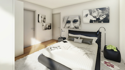 Villa 4.5 locali con giardino e vista aperta a Brè sopra Lugano - 3