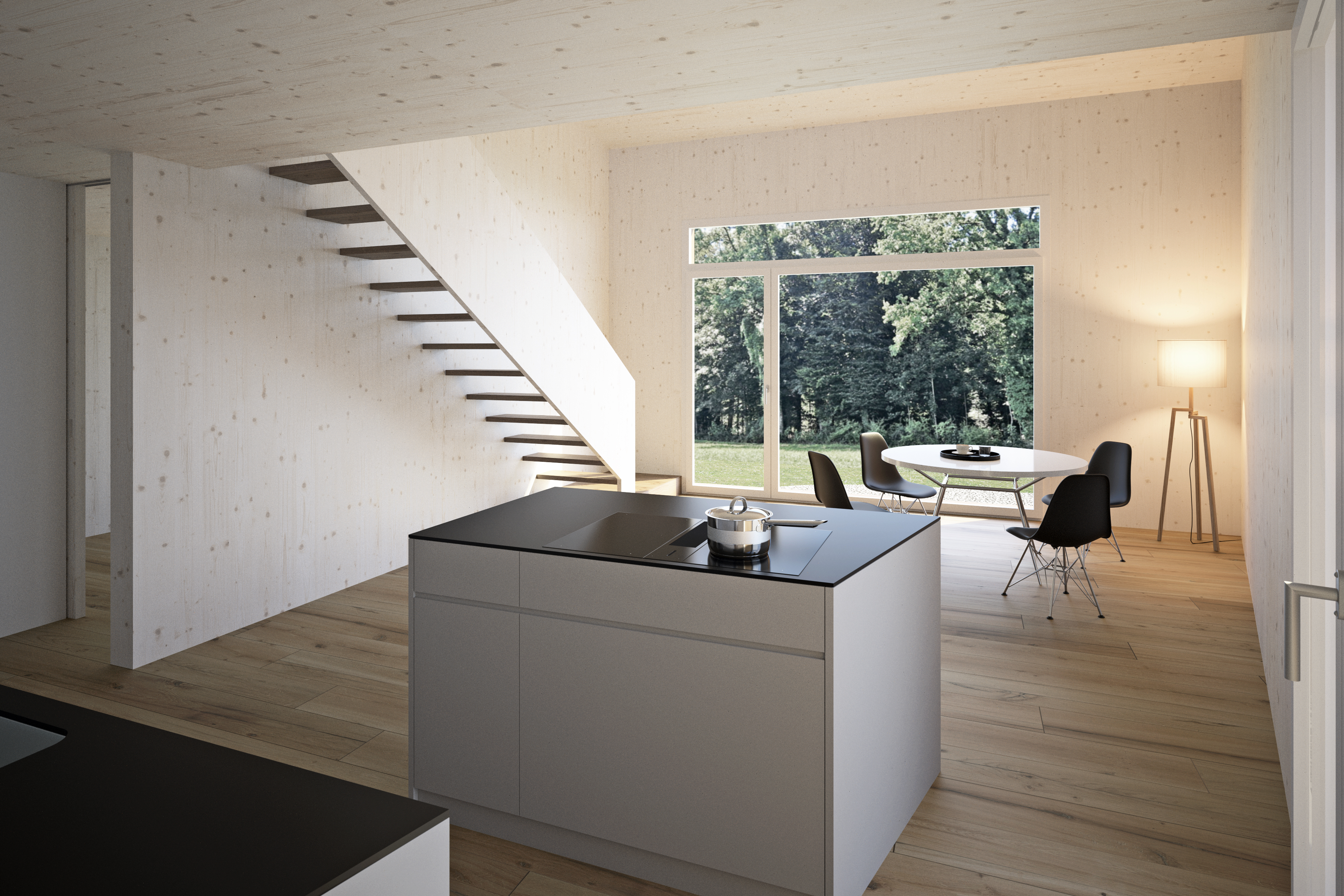 Doppelhaushälfte im Atelierhaus-Stil – modern, individuell und naturnah - 2