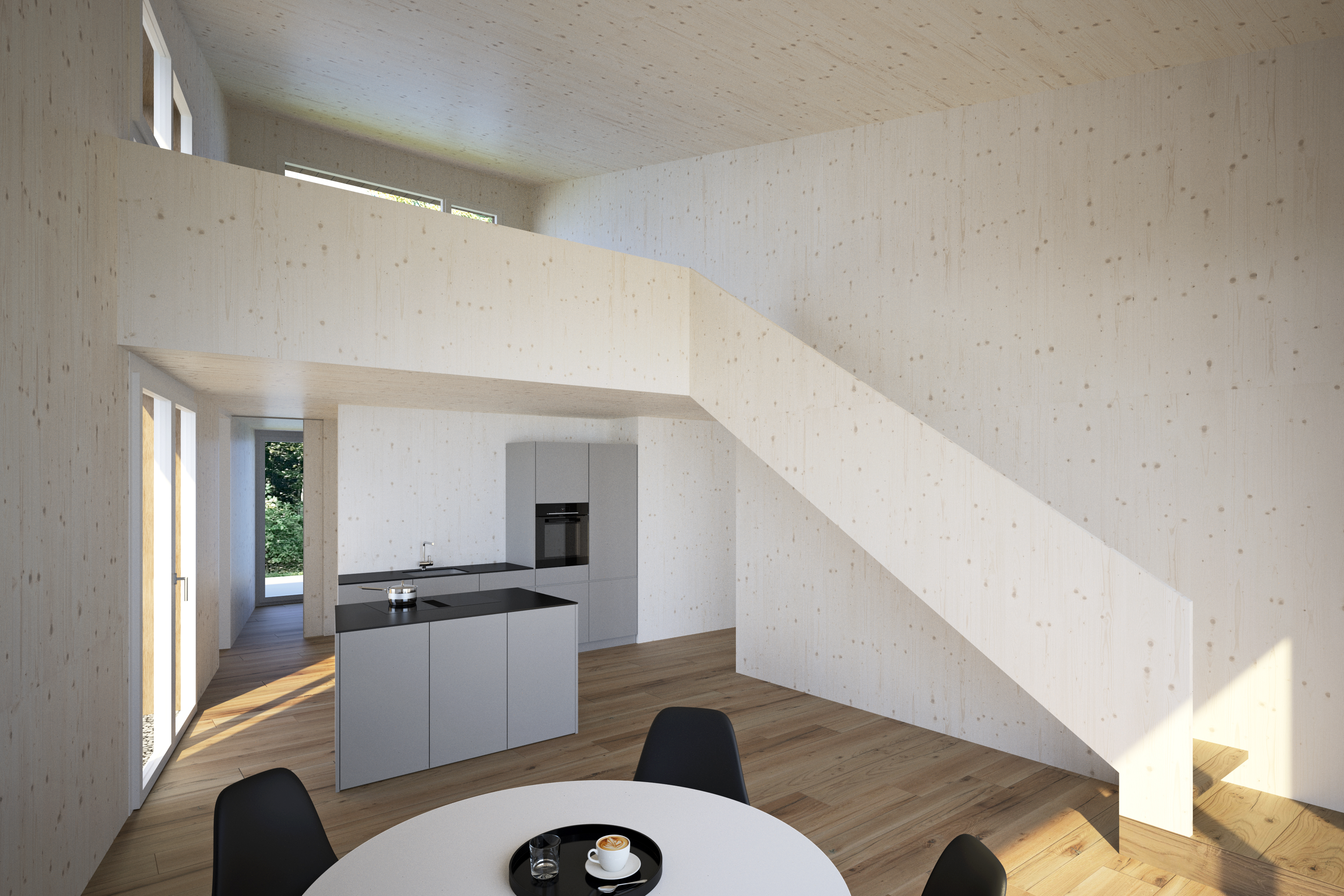 Wohnen mit Freiraum – moderne Doppelhaushälfte im Atelierhaus-Stil - 2