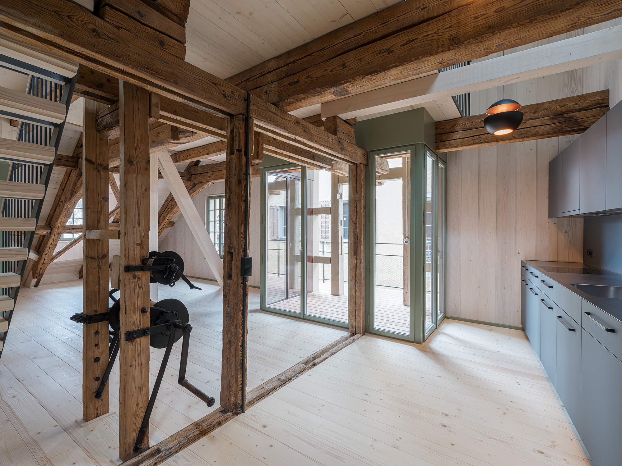 3.5-Zimmer-Maisonette mit Loggia in Bremgarten mieten - 3