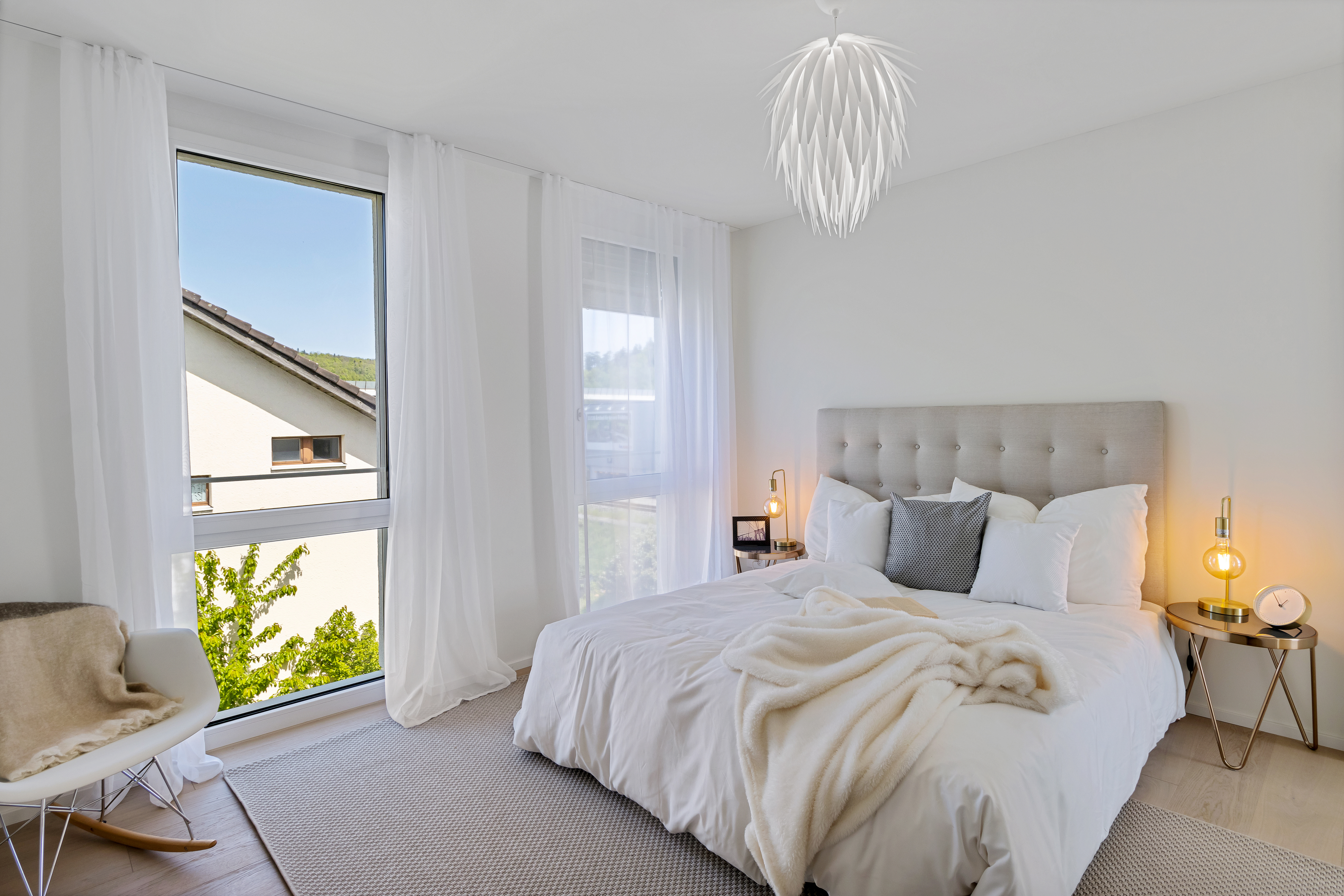 4.5-Zimmer-Gartenwohnung mit 170 m² Garten in Meinisberg kaufen - 1