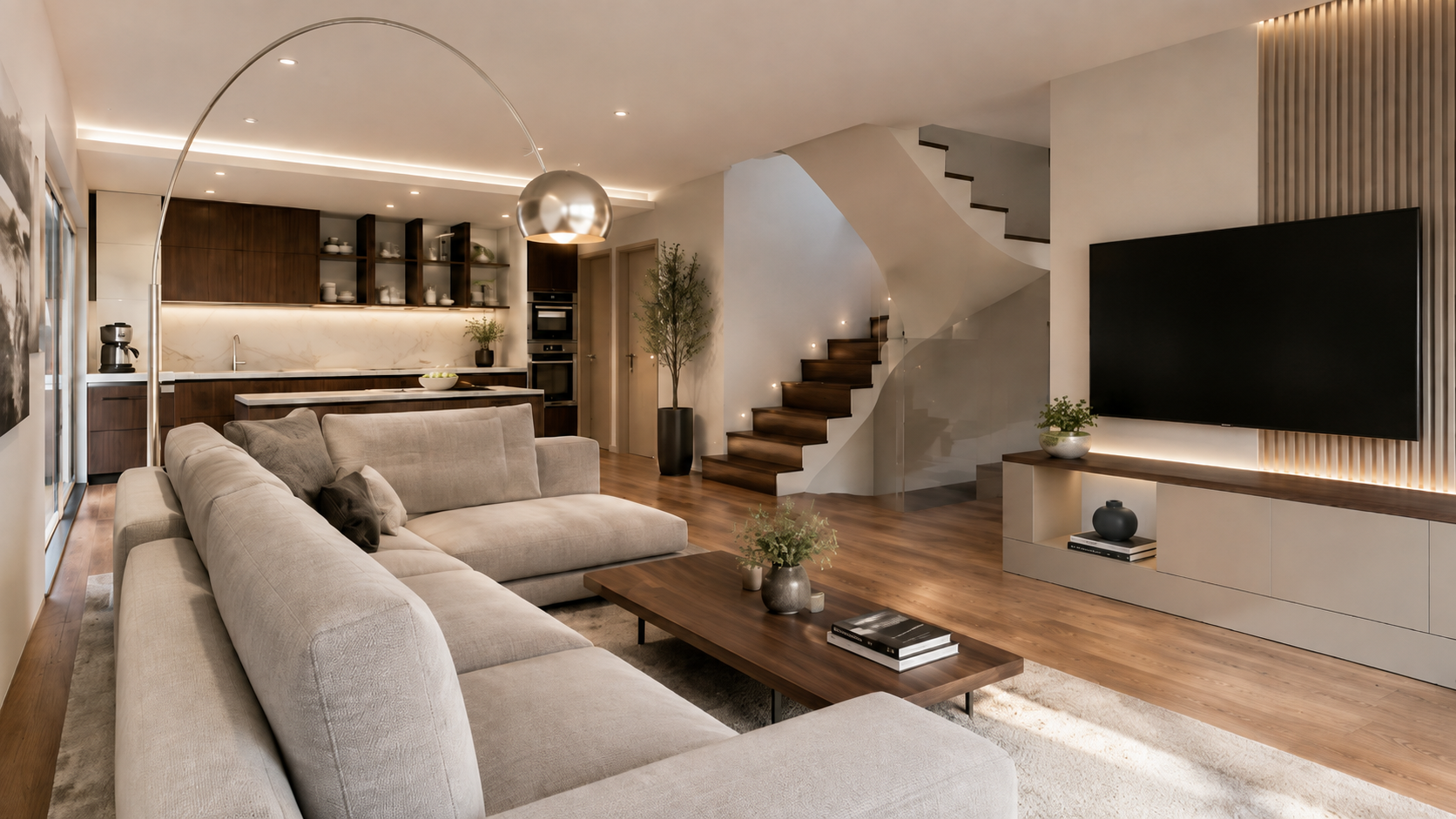Casa a Schiera d’angolo 5.5 locali con giardino a Brè sopra Lugano - 2