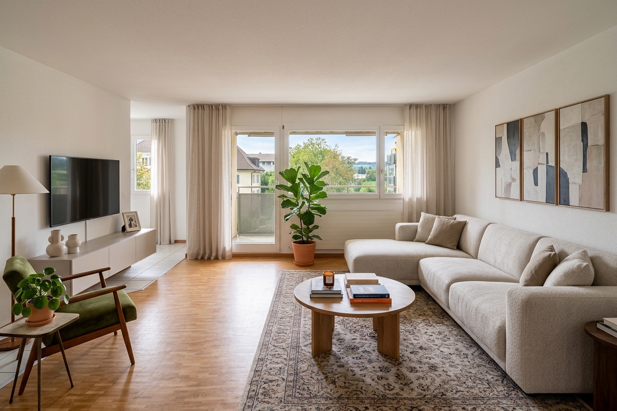 Helle 3.5-Zimmer-Wohnung mit Balkon in Reichenburg - 3