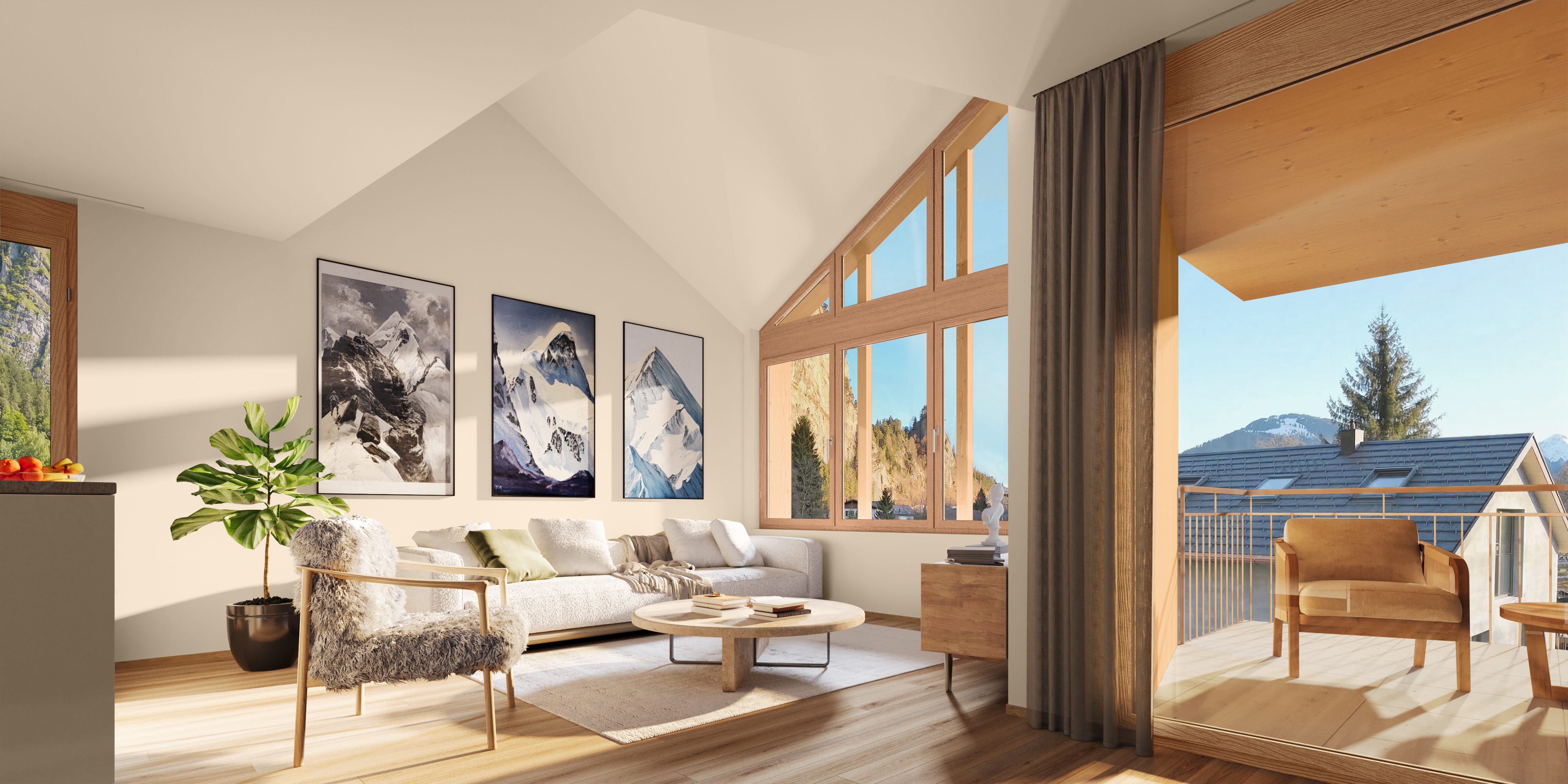 5.5-Zimmer Neubauwohnung mit Minergie-P in Trin Mulin - 1