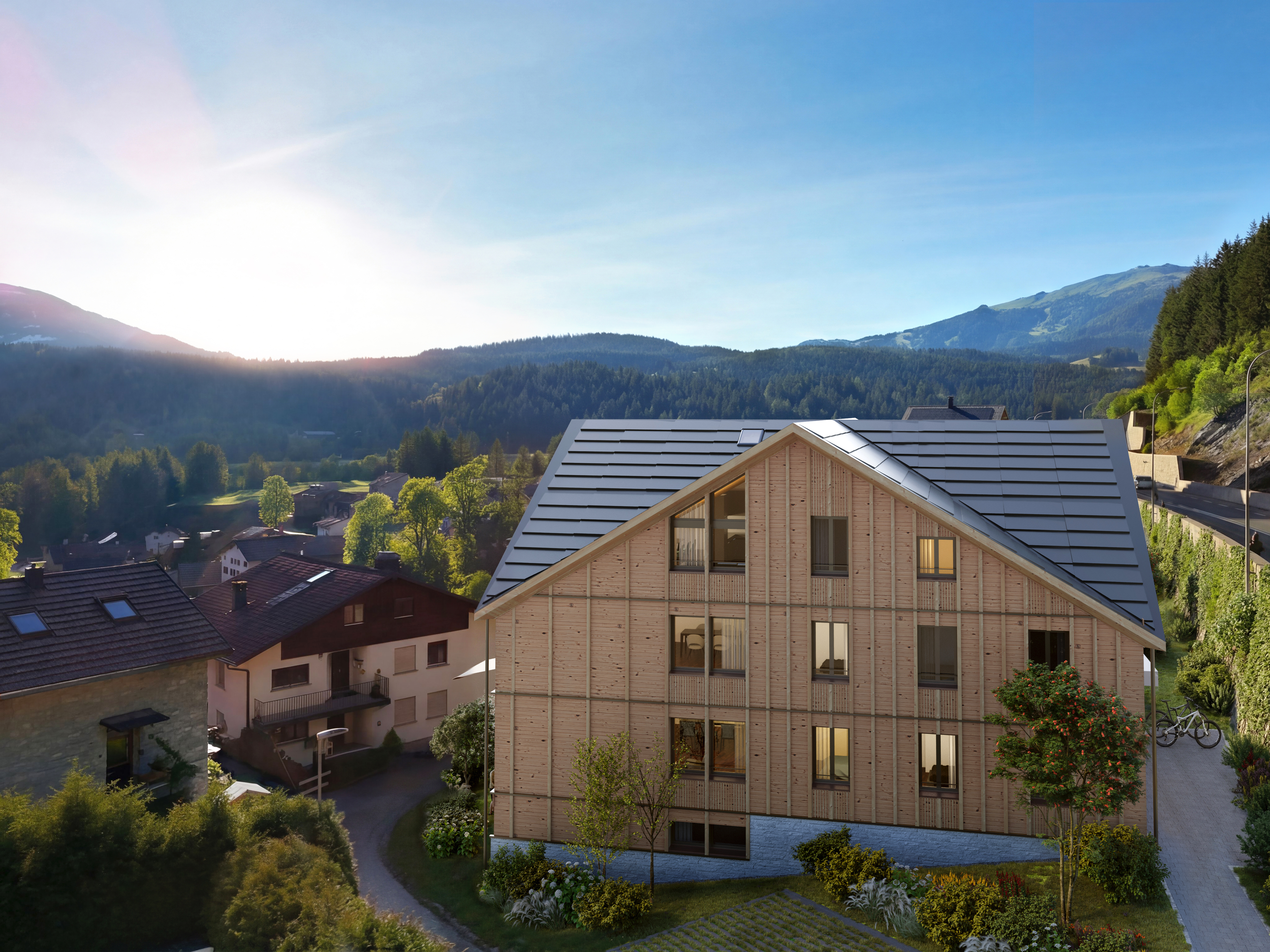 5.5-Zimmer Neubauwohnung mit Minergie-P in Trin Mulin - 4