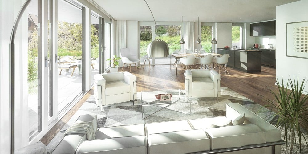 3.5-Zimmer-Gartenwohnung mit grosser Terrasse in Buttwil mieten - 3