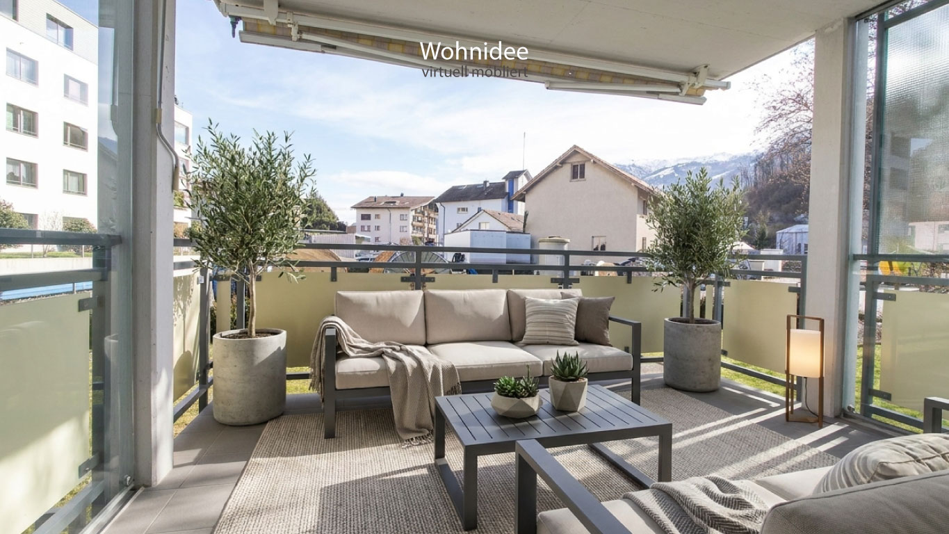 3-Zimmer-Wohnung mit Balkon in Mels mieten - 3