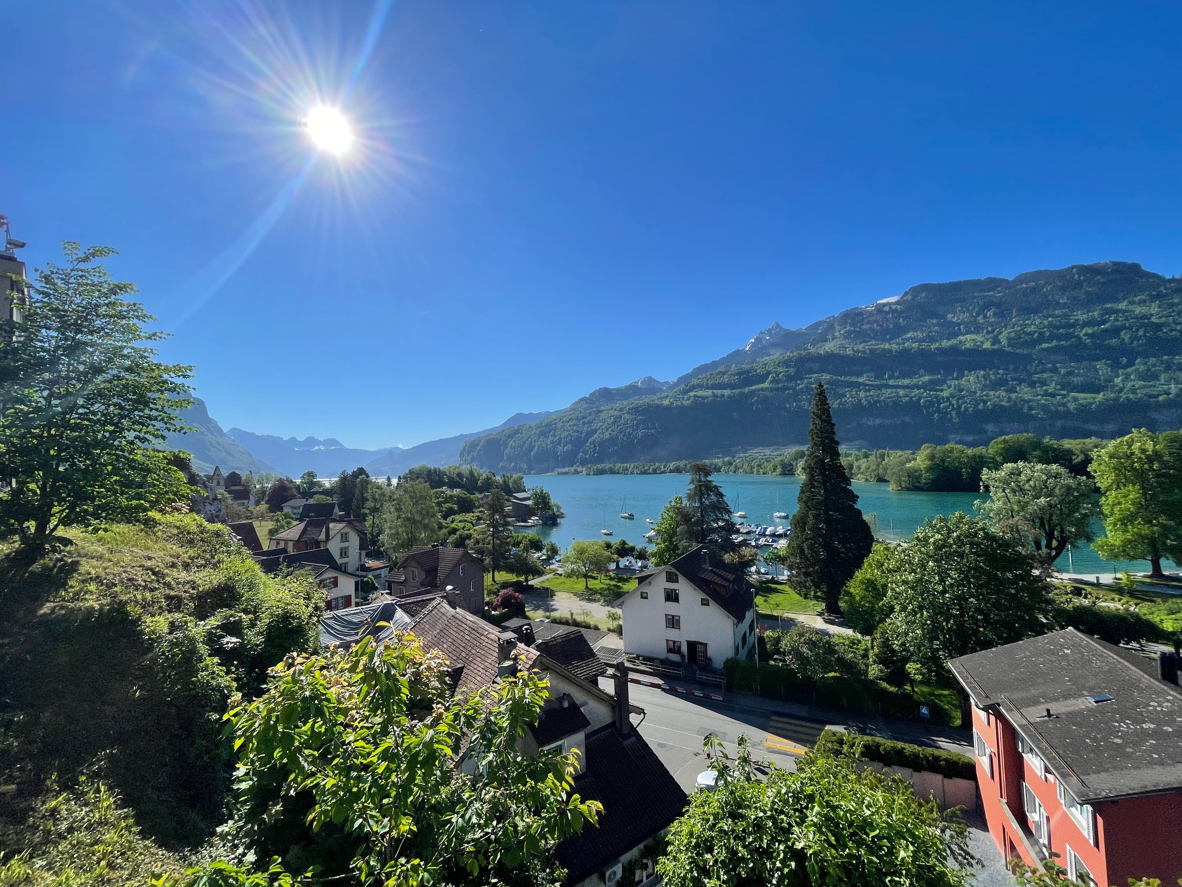 1-Zimmer-Terrassenwohnung mit Seesicht in Weesen - 1