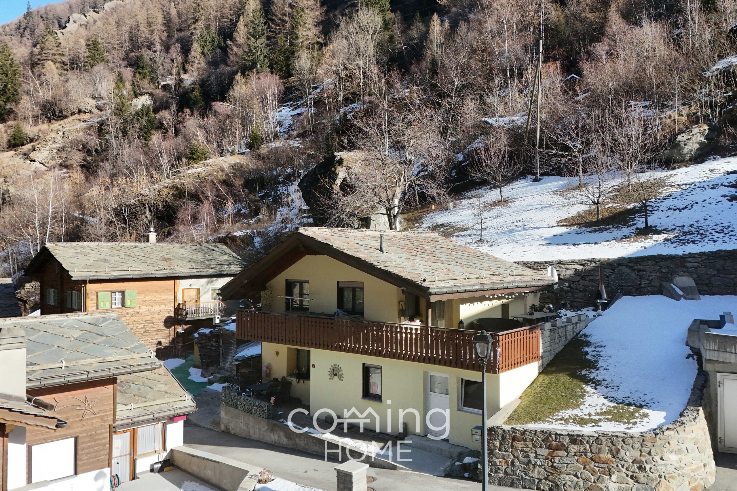 3-Zimmer-Chalet mit Bergsicht und Terrasse in Eisten kaufen - 3