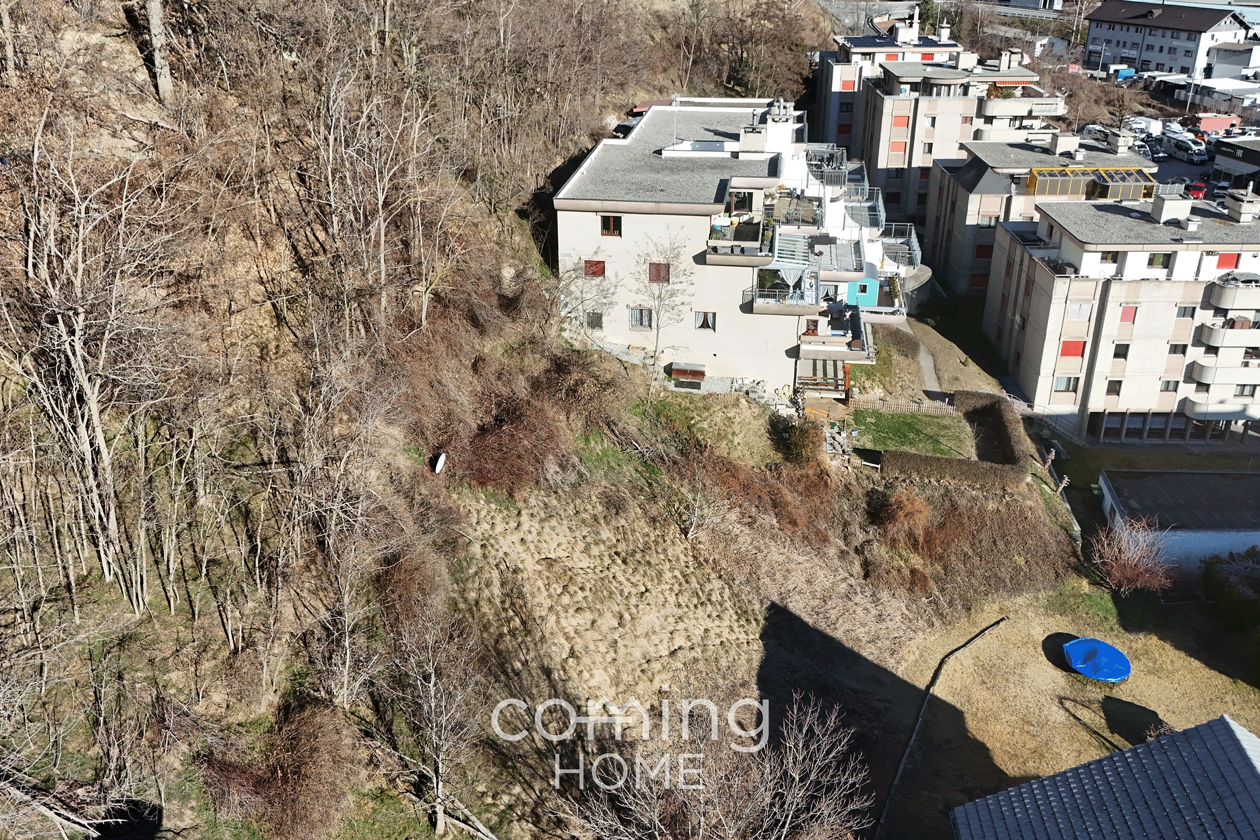 Bauland mit 2119 m² und Bergsicht in Naters kaufen - 2