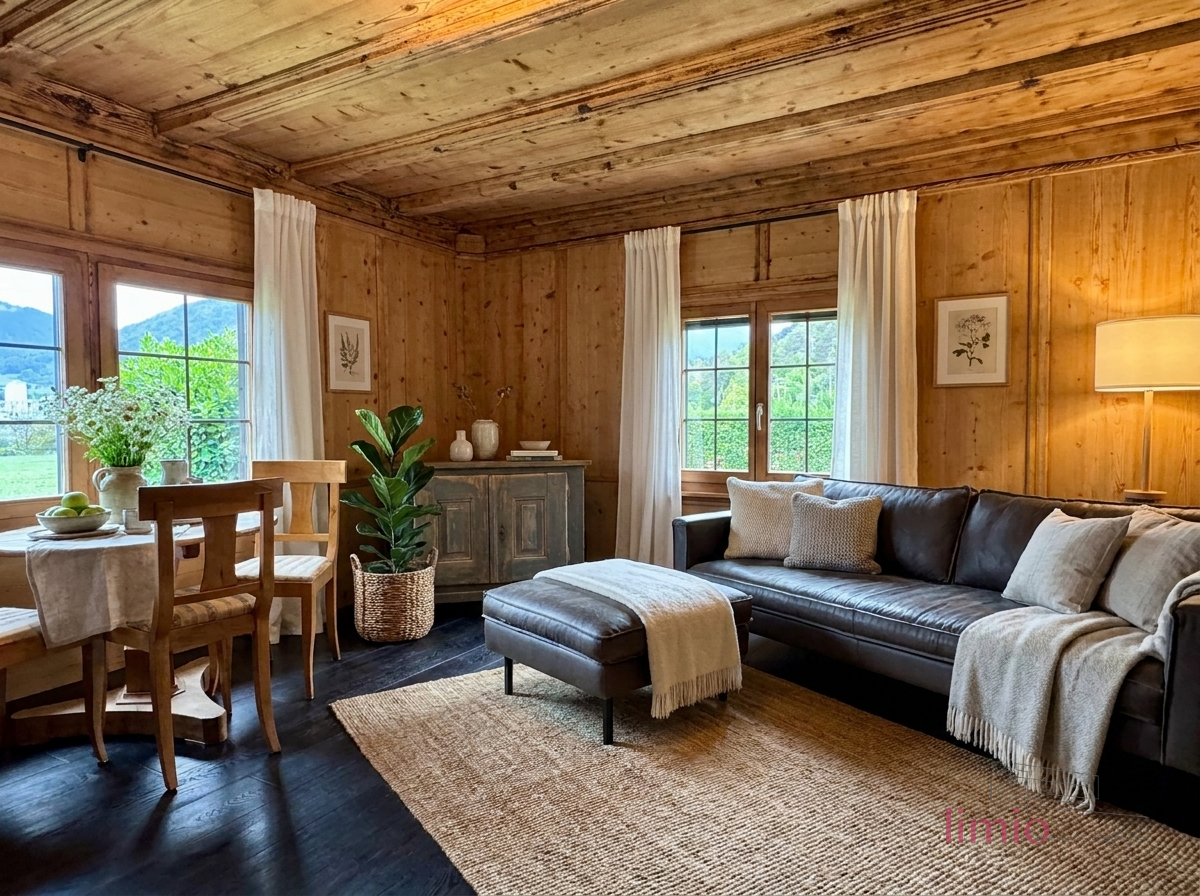 9-Zimmer-Chalet: Komplett renoviert, mit Stall und grossem Grundstück in Haldenstein kaufen - 2