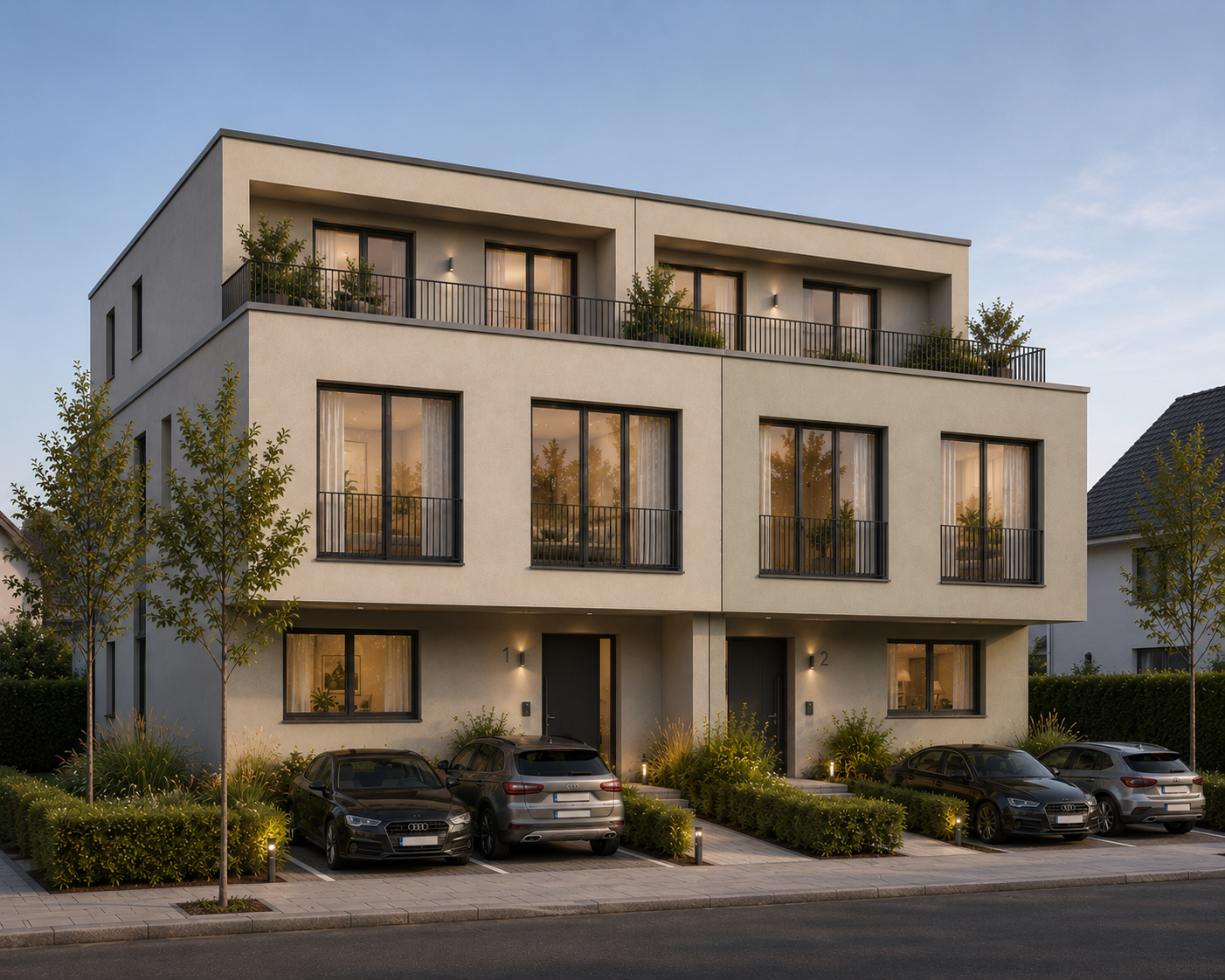 Neues 5.5-Zimmer-Doppeleinfamilienhaus in Reinach kaufen - 3