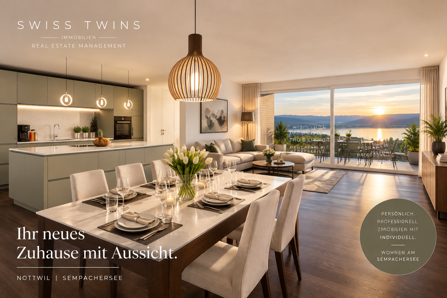 5-Zimmer Neubauwohnung mit Seesicht in Nottwil kaufen - 2