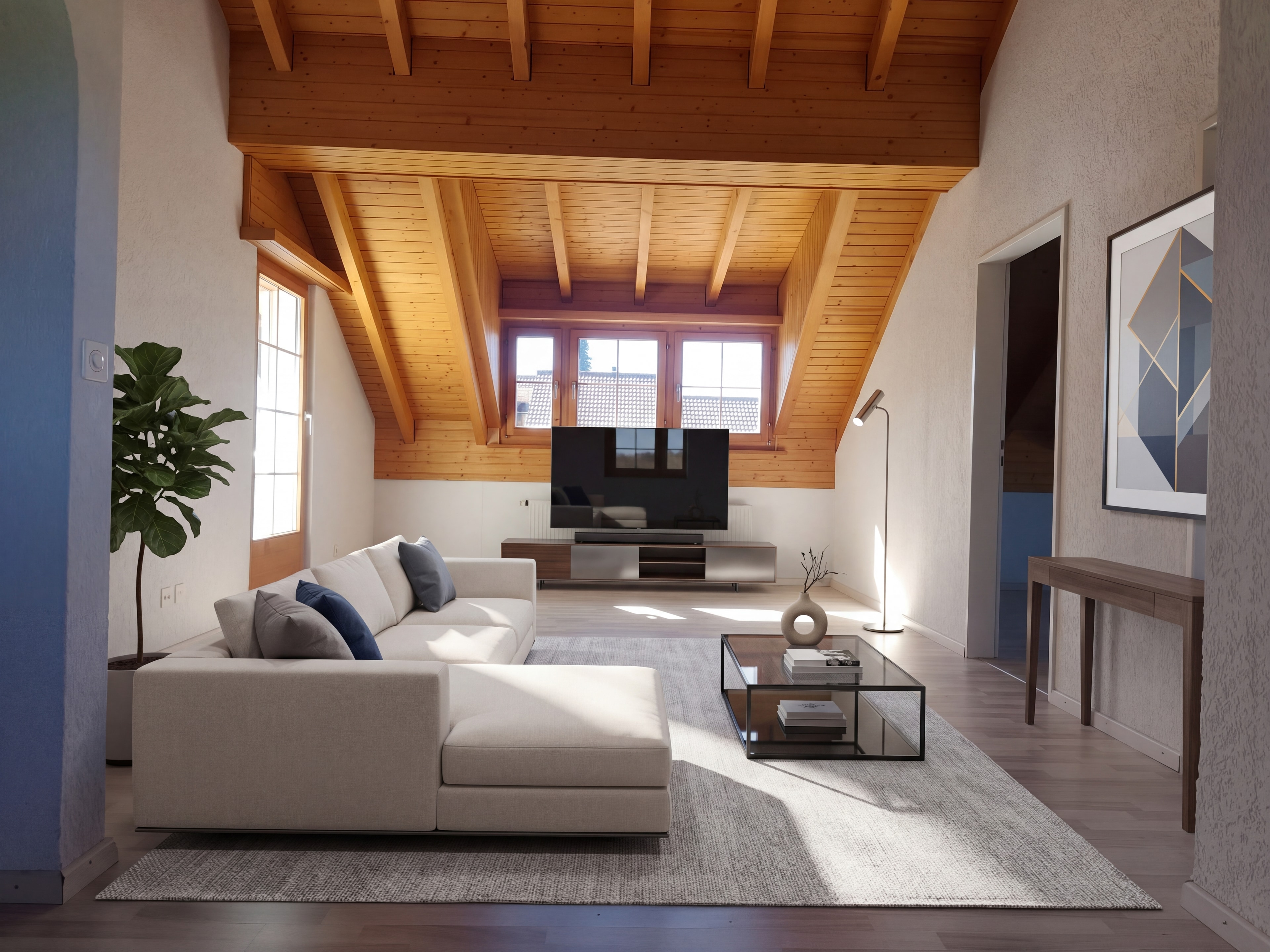 3.5-Zi.-Dachwohnung mit Weitsicht in Wald AR mieten - 3